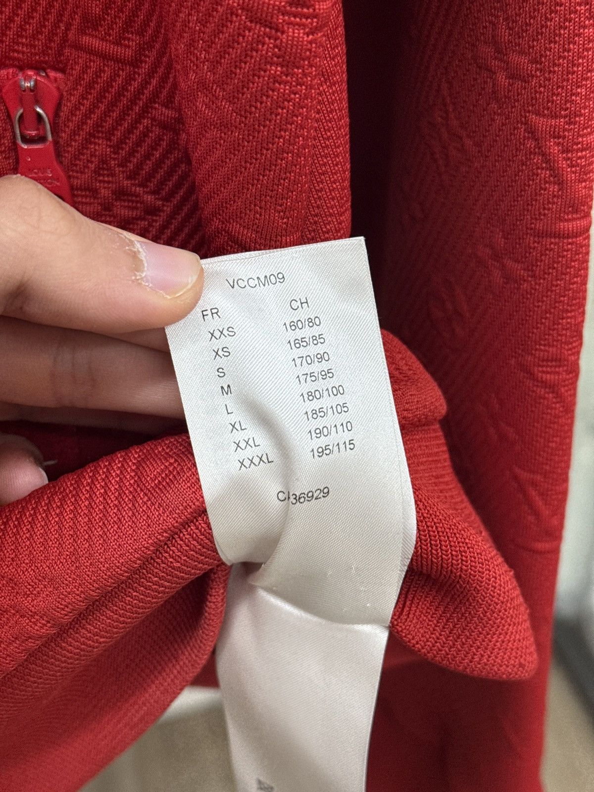 Louis Vuitton Louis Vuitton Monogram Red Zip Up Size US L / EU 52-54 / 3 - 9 Thumbnail