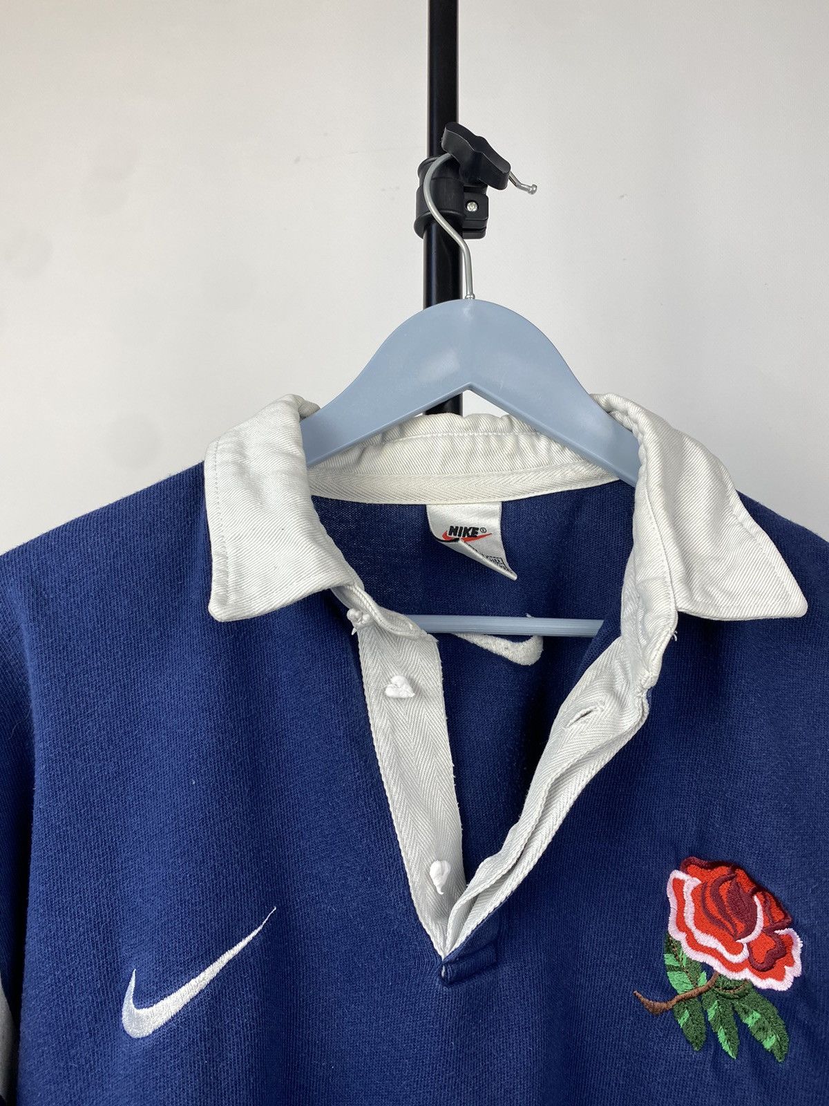 Nike × Vintage Vintage 90s Nike rugby England 🏴󠁧󠁢󠁥󠁮󠁧󠁿 Y2K Travis Scott style Size US L / EU 52-54 / 3 - 13 Thumbnail