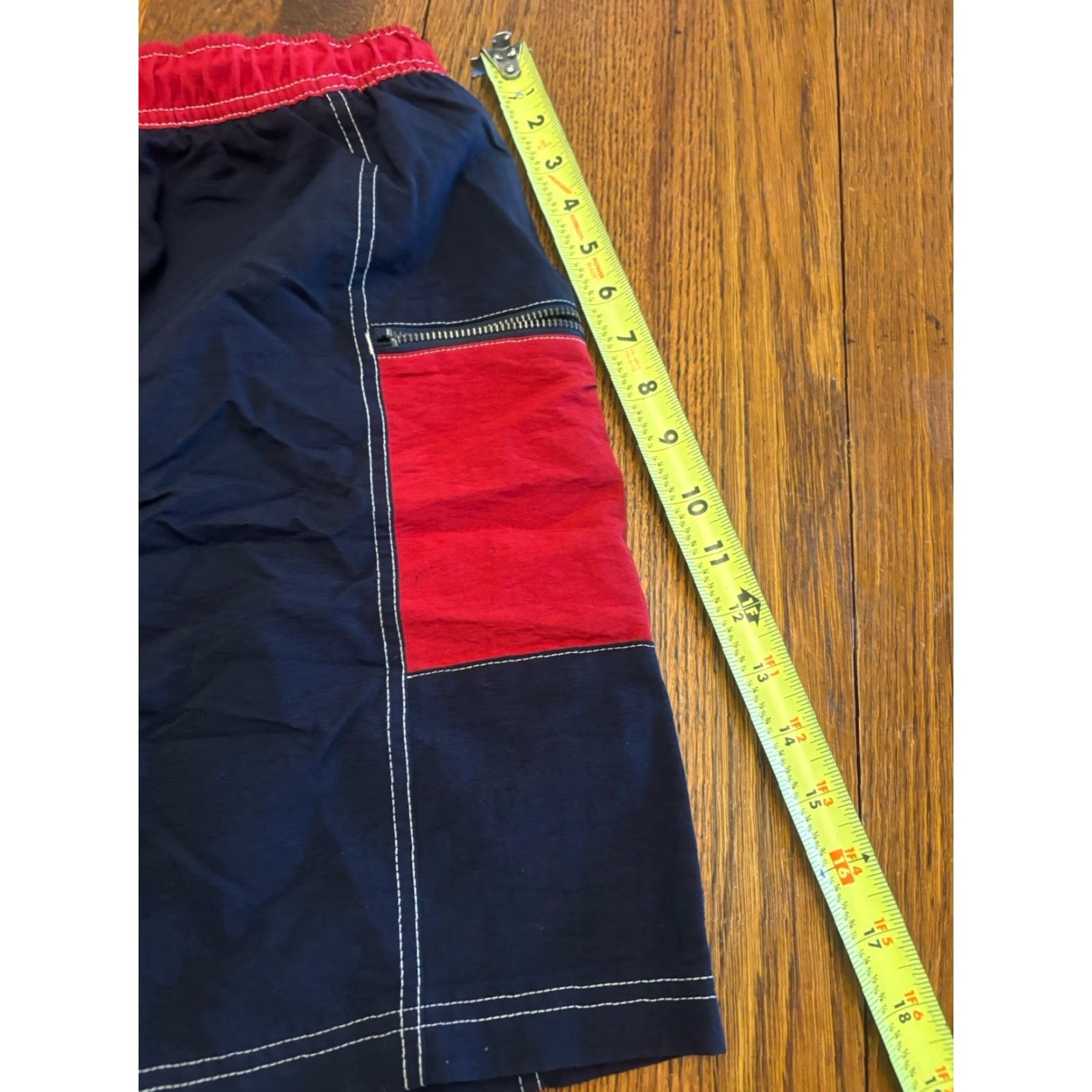 Tommy Hilfiger VINTAGE Tommy Hilfiger Men's Blue Swimming Trunks Shorts M B2 Size US 31 - 2 Thumbnail