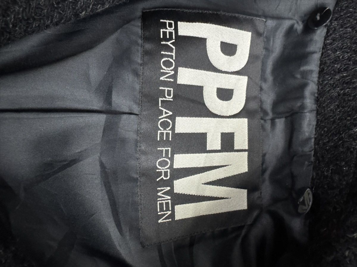 PPFM PPFMPeyton Place dark grey wool blend doublebreasted peacoat Size US L / EU 52-54 / 3 - 7 Thumbnail