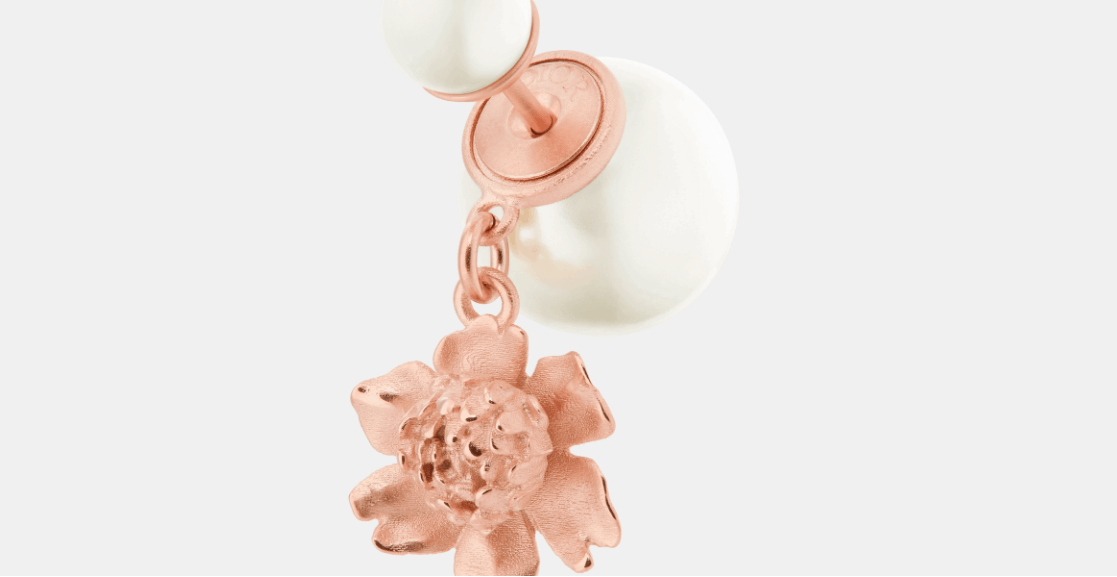 Dior o1w1db10424 Size: OS Dior Tribales Earrings in White/Pink Size ONE SIZE - 3 Thumbnail
