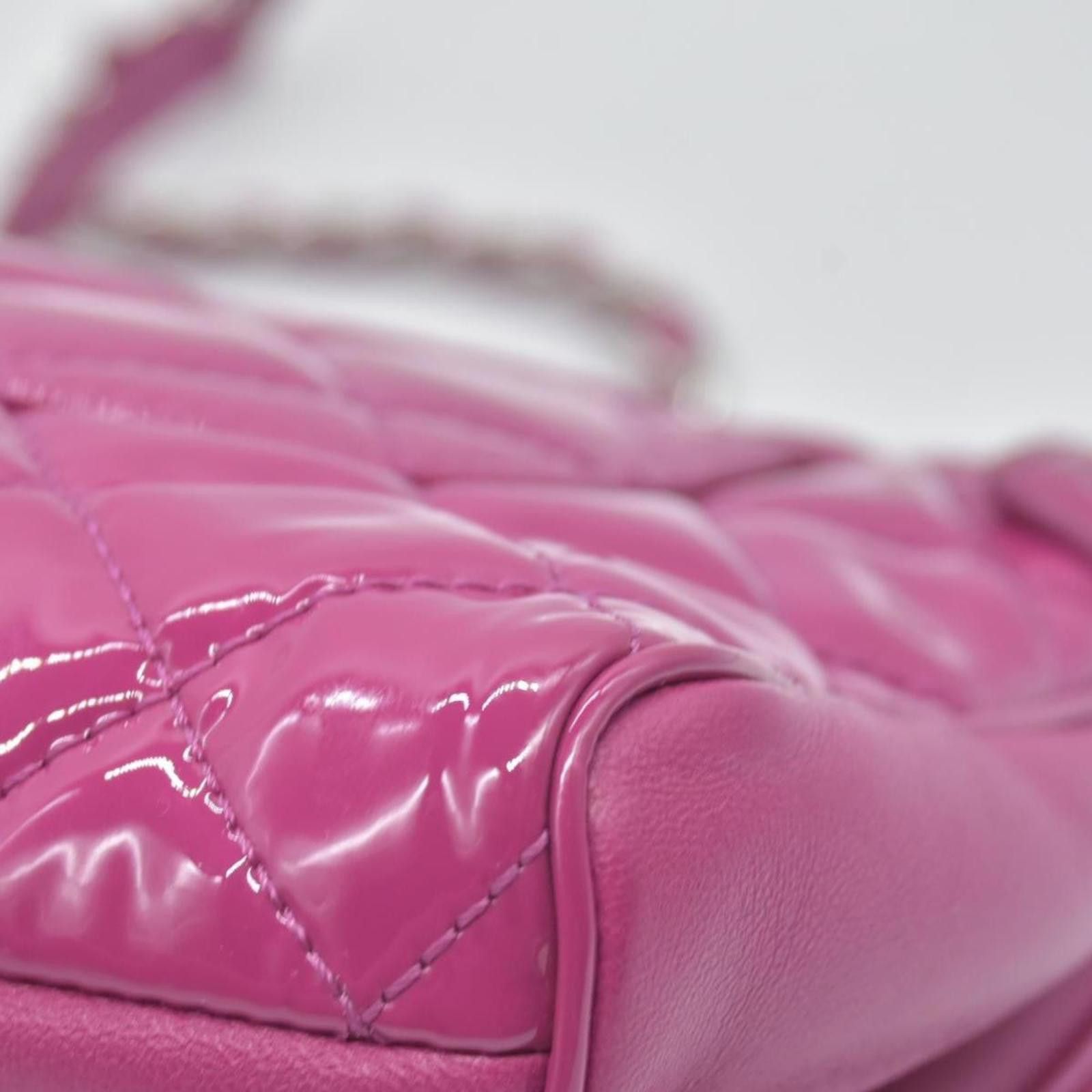 Chanel Chanel CC Quilted Patent Leather Crossbody Bag Size ONE SIZE - 11 Thumbnail