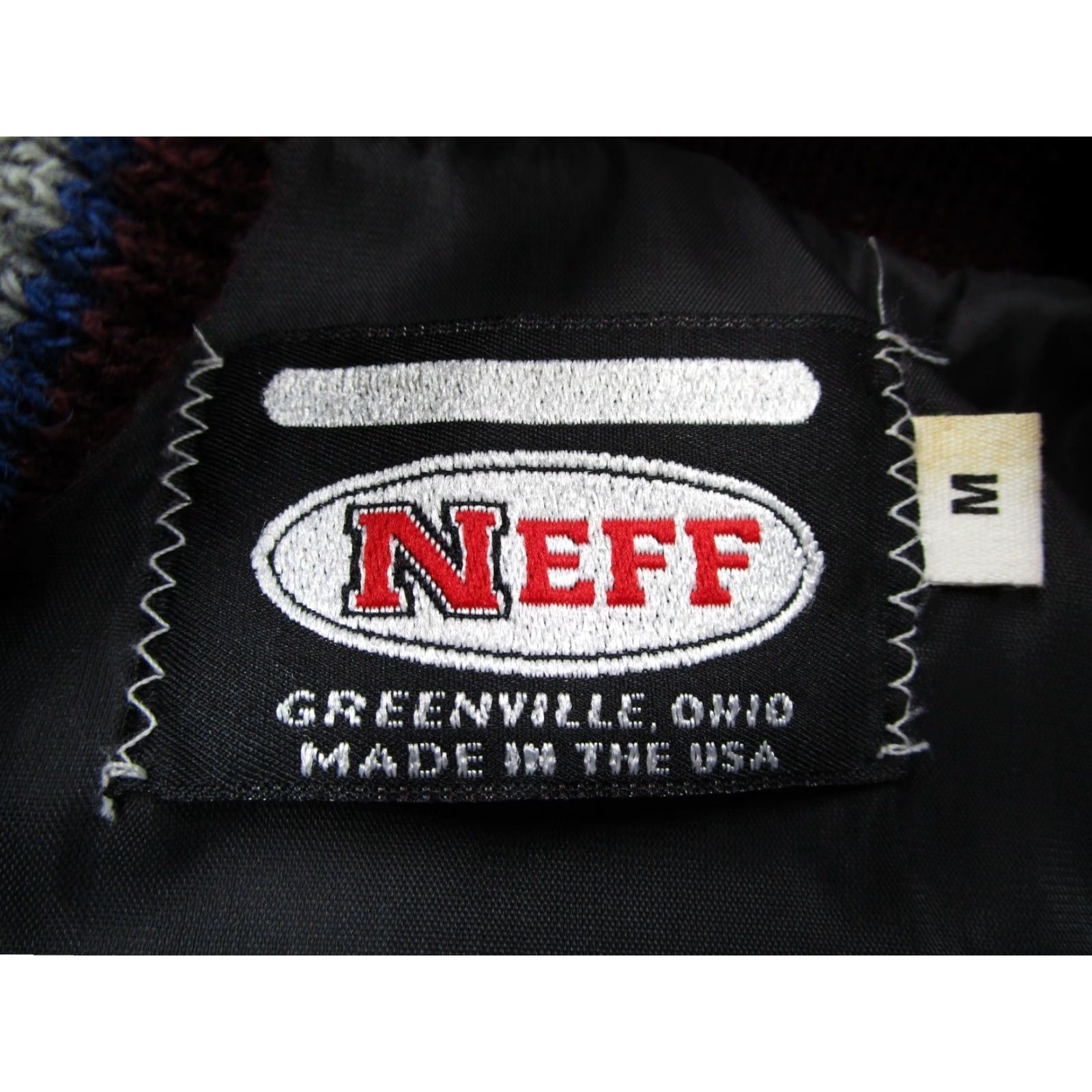 Vintage Vintage Neff Jacket Mens Medium Red Wool Snap Front LM Varsity Letterman Size US M / EU 48-50 / 2 - 3 Thumbnail