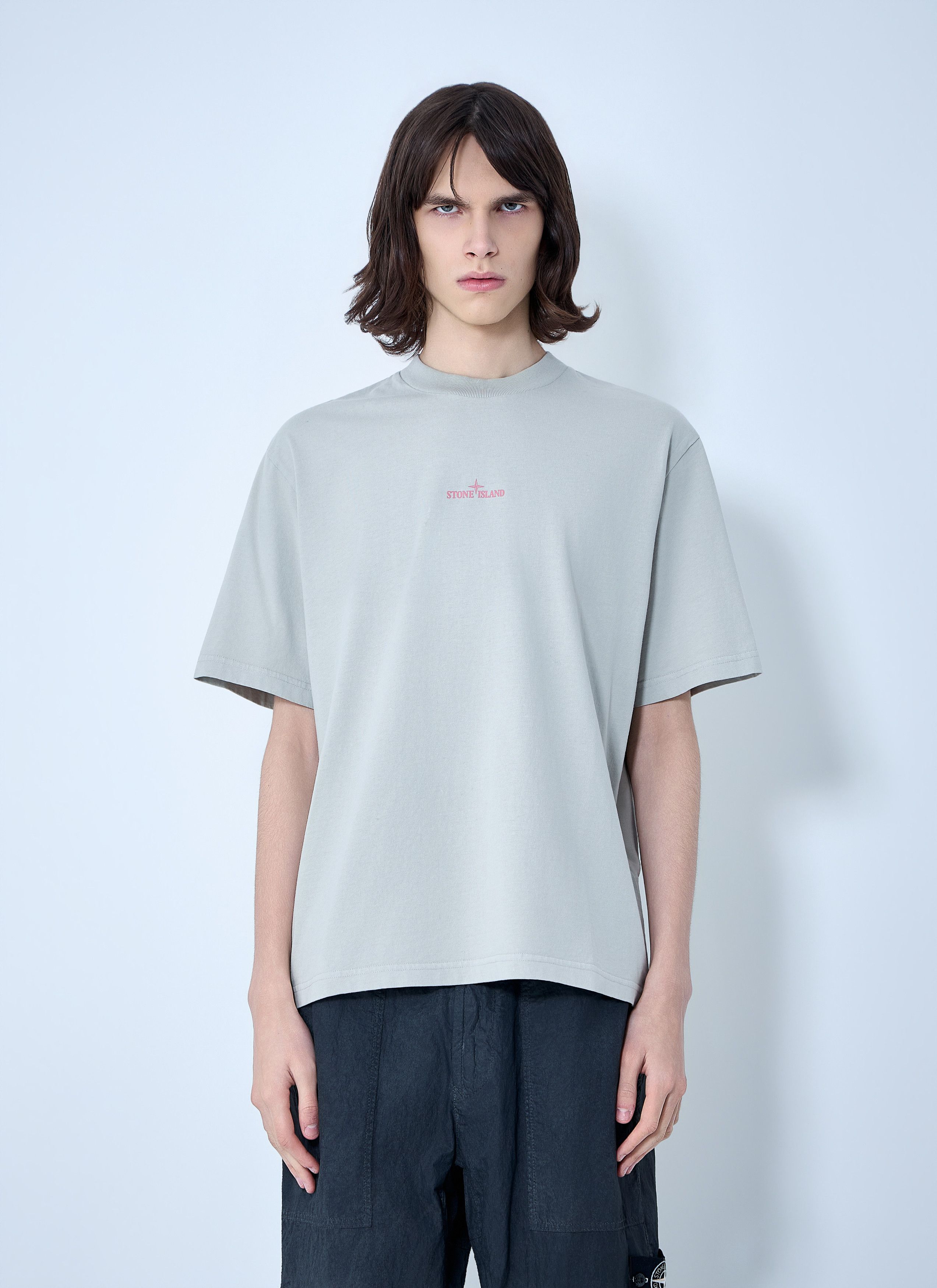 Stone Island High-Neck Cotton Jersey T-Shirt Size US S / EU 44-46 / 1 - 1 Thumbnail