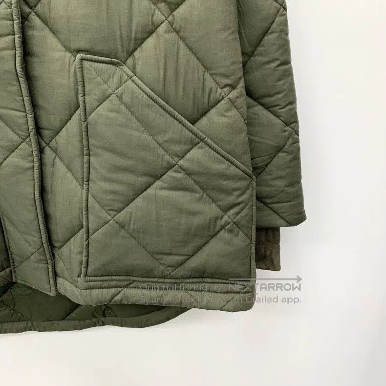 Burberry Burberry Quilted Green Cotton Coat. Size US S / EU 44-46 / 1 - 4 Thumbnail
