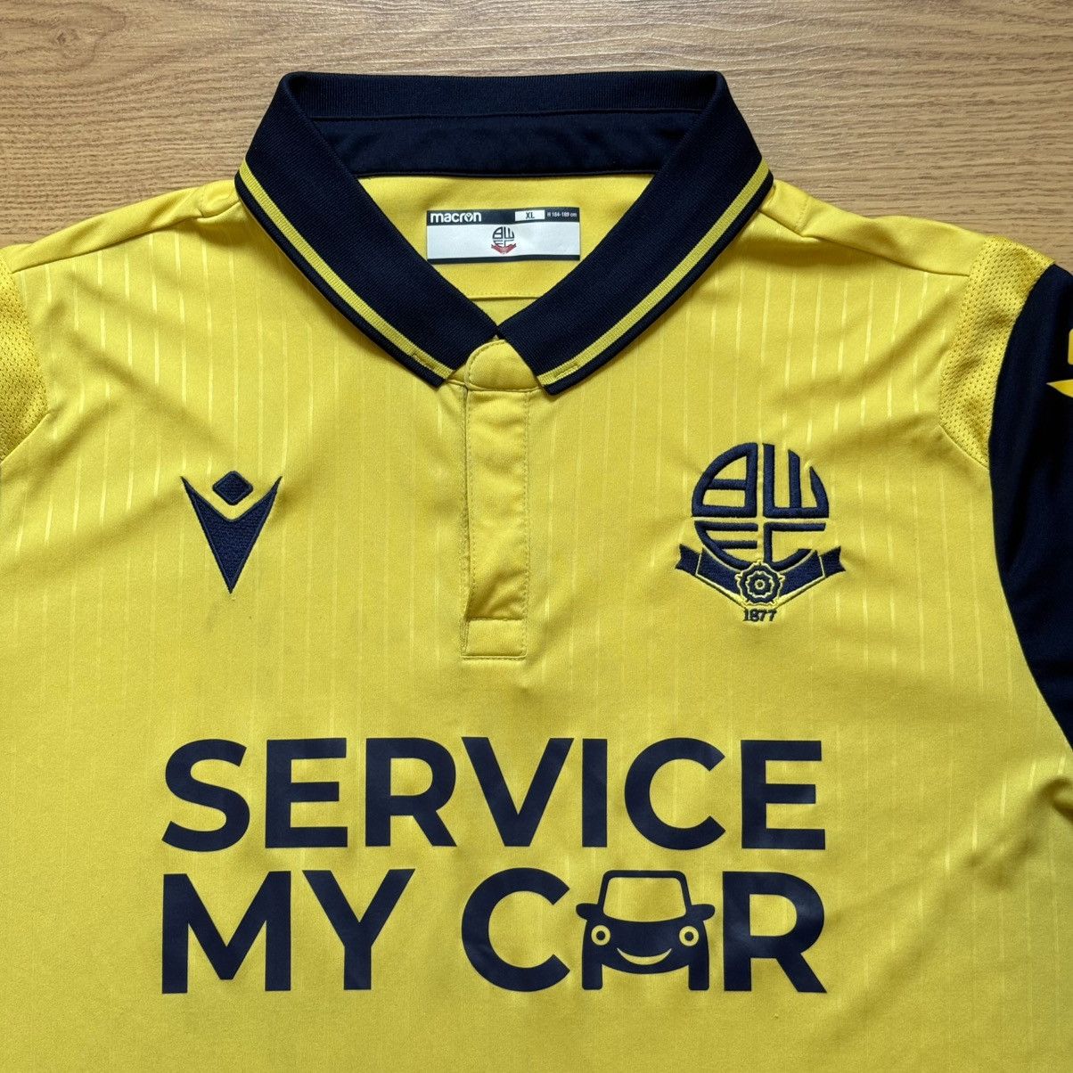 Macron Bolton Wanderers 2022/2023 Third Football Shirt Size US XL / EU 56 / 4 - 5 Thumbnail