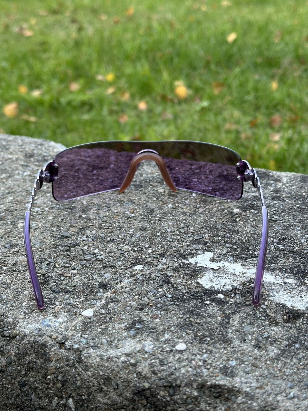 Dior Vintage Christian Dior Sunglasses Ruthenium 80N 120 Purple Size ONE SIZE - 5 Thumbnail