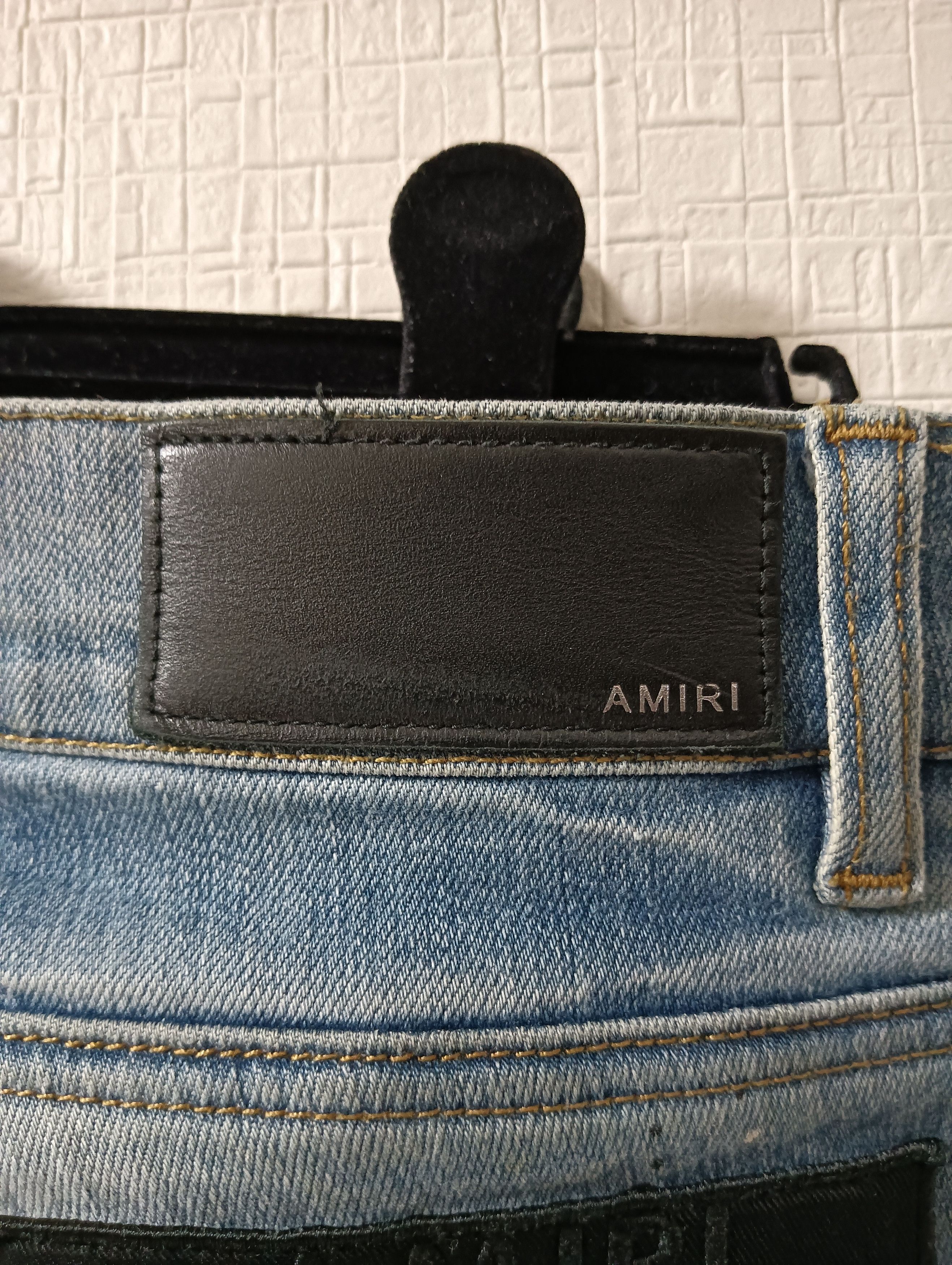 Amiri Military Patch Jeans Size US 33 - 5 Thumbnail