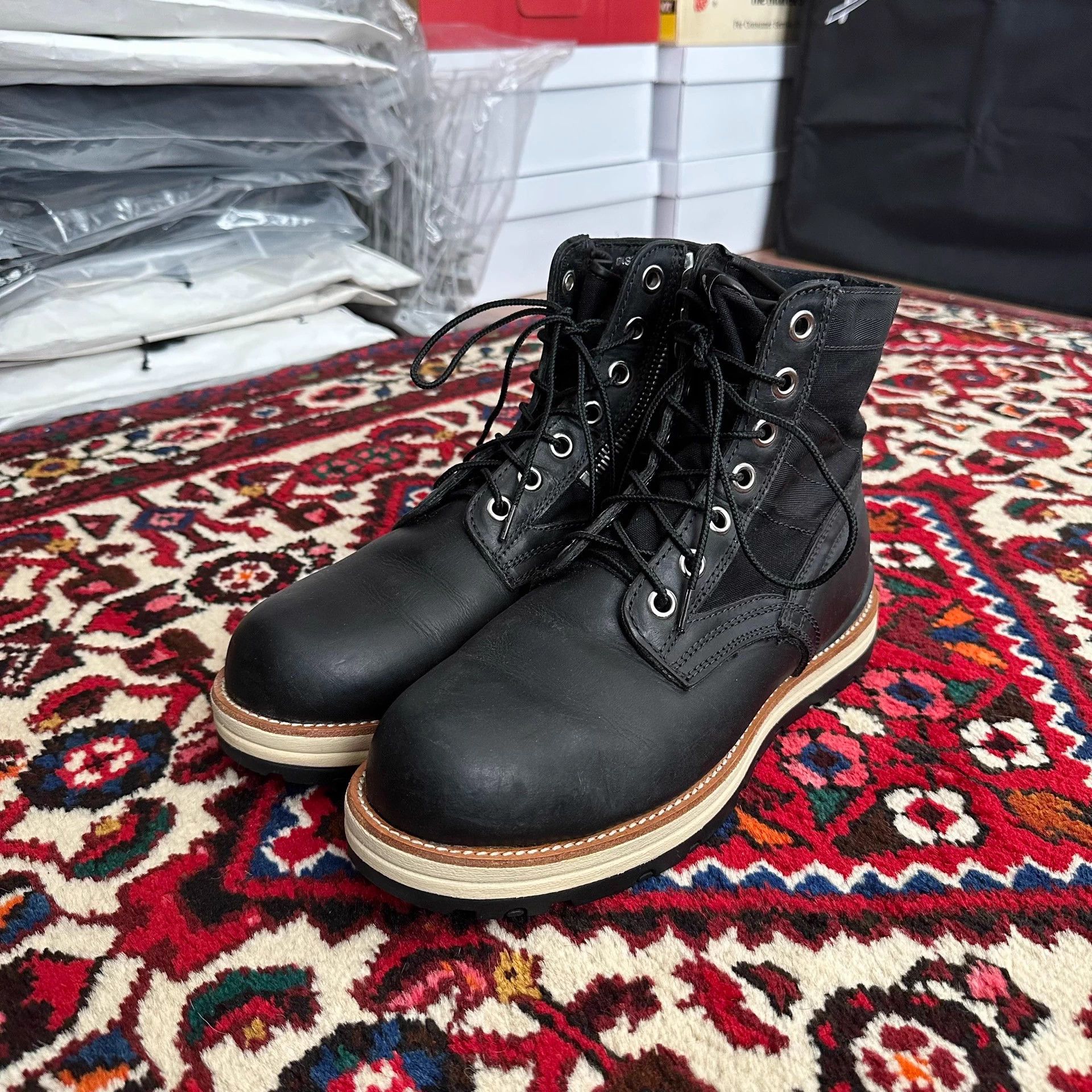 Visvim visvim x mastermind Japan 7hole 11ss 9 black 9.8/10 Size US 9 / EU 42 - 3 Thumbnail