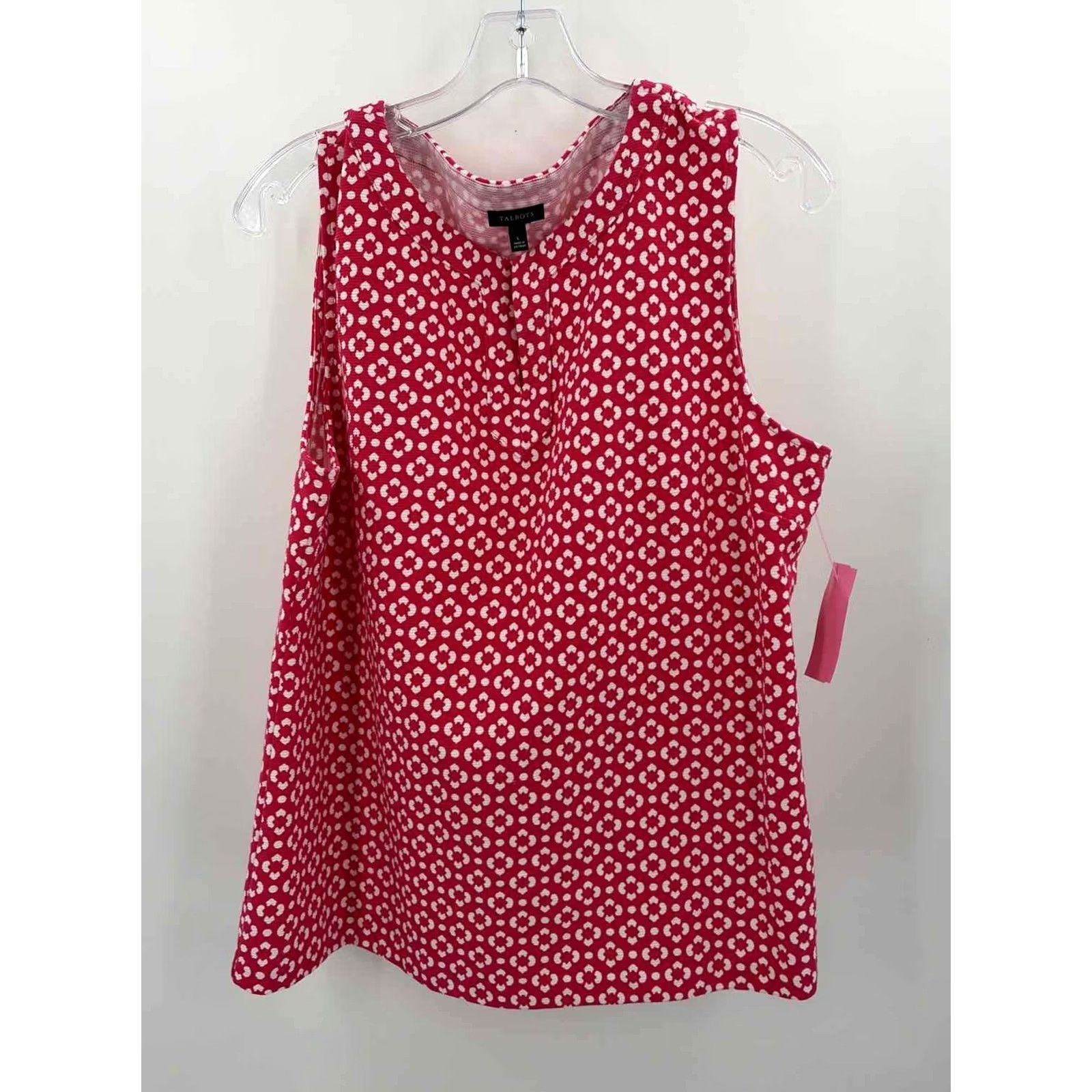 Talbots Talbots Tank Top Pink Large Printed Pre-Owned Redefined Tank Top Ladies Mens? Size L / US 10 / IT 46 - 2 Thumbnail