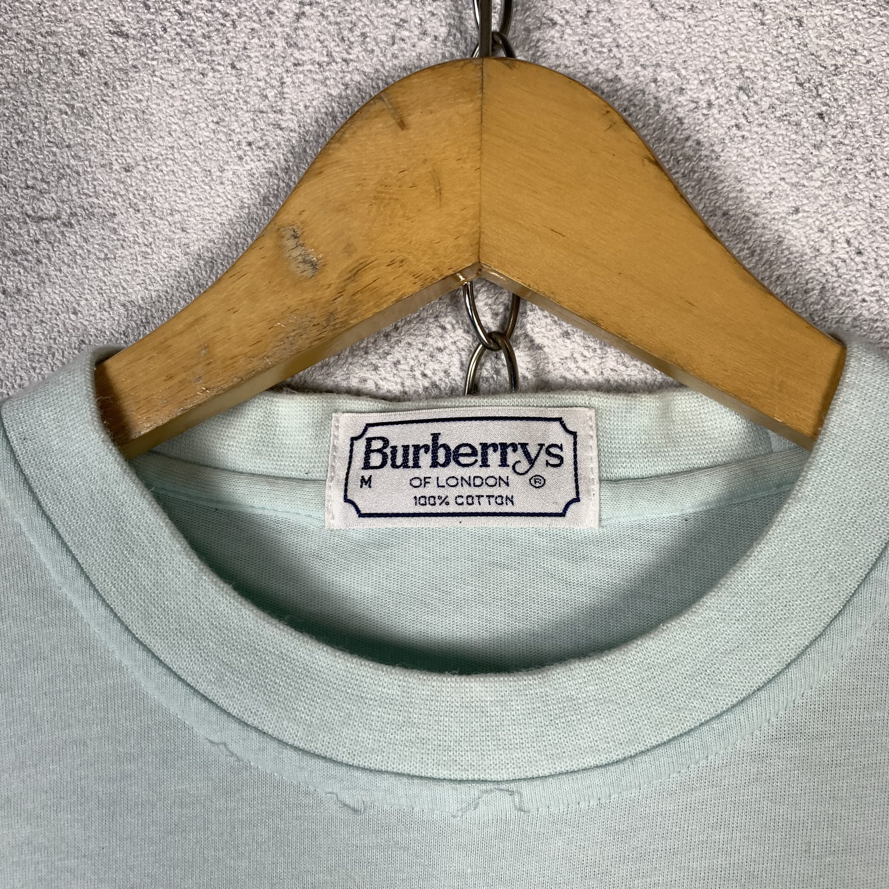 Burberry Vintage 90s Burberrys Tshirt Size US S / EU 44-46 / 1 - 5 Thumbnail