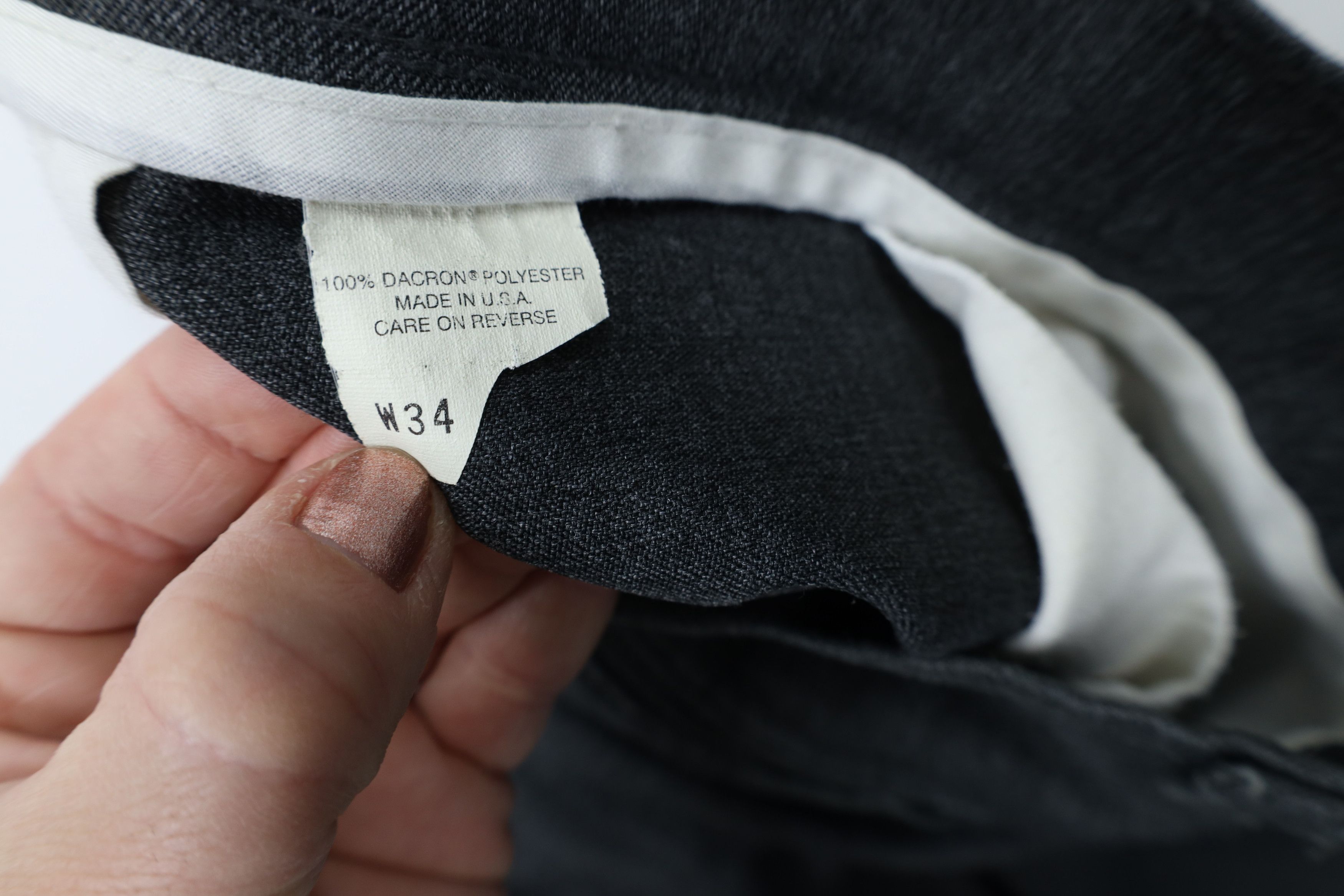 Levi's Vintage 90s Levis Knit Straight Leg Chino Pants Gray USA Size US 34 / EU 50 - 11 Thumbnail