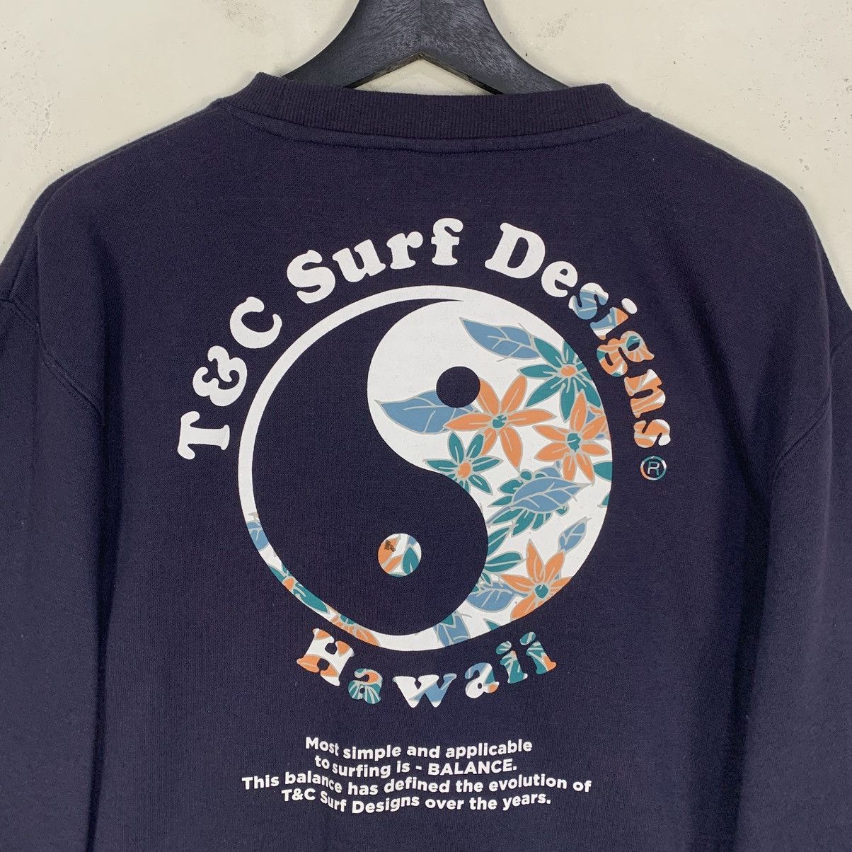 Japanese Brand vintage T&C Surf Designs Hawaii yin yang logo Streetwear Size US M / EU 48-50 / 2 - 8 Thumbnail