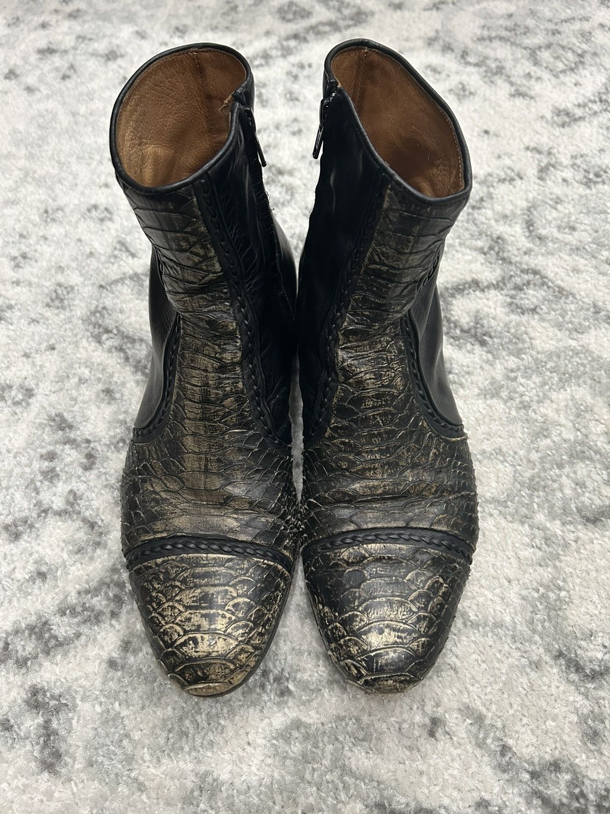 Maison Margiela Maison Margiela A/W 2009 Crocodile Boots Size US 8 / EU 41 - 3 Thumbnail