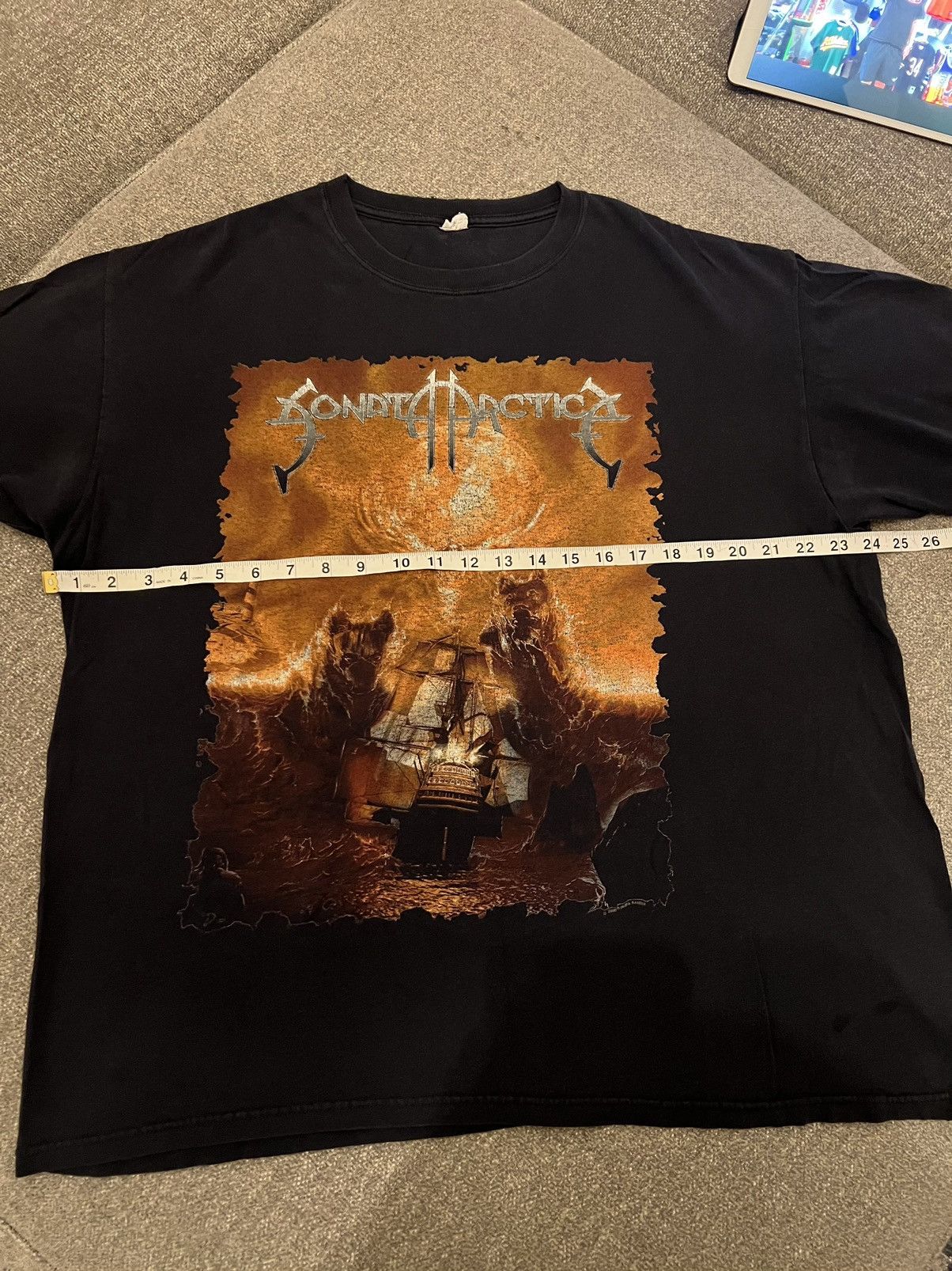 Band Tees × Vintage Vintage 2005 Sonata Arctica Heavy Metal North American Tour Size US XL / EU 56 / 4 - 5 Thumbnail