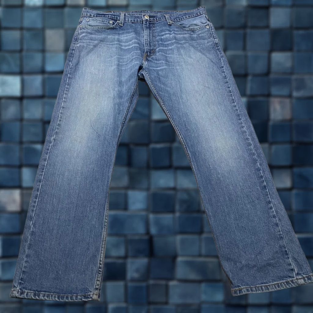 Levi's Levi's 513 Jeans Slim Straight Mid Blue Denim 36x30 Mens Regular 5-Pocket Size US 38 / EU 54 - 1 Thumbnail