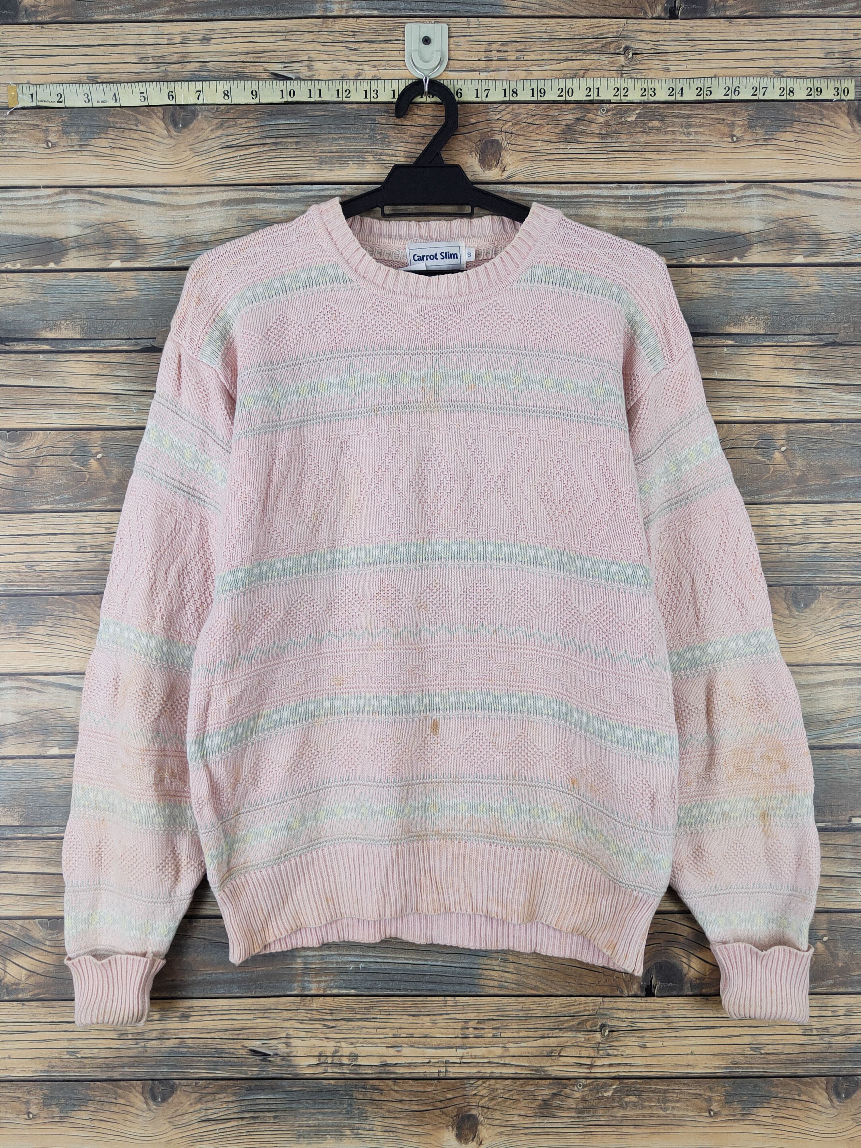 Japanese Brand Carrot Slim Peach Knitwear Sweatshirts #W2021 Size S / US 4 / IT 40 - 1 Thumbnail