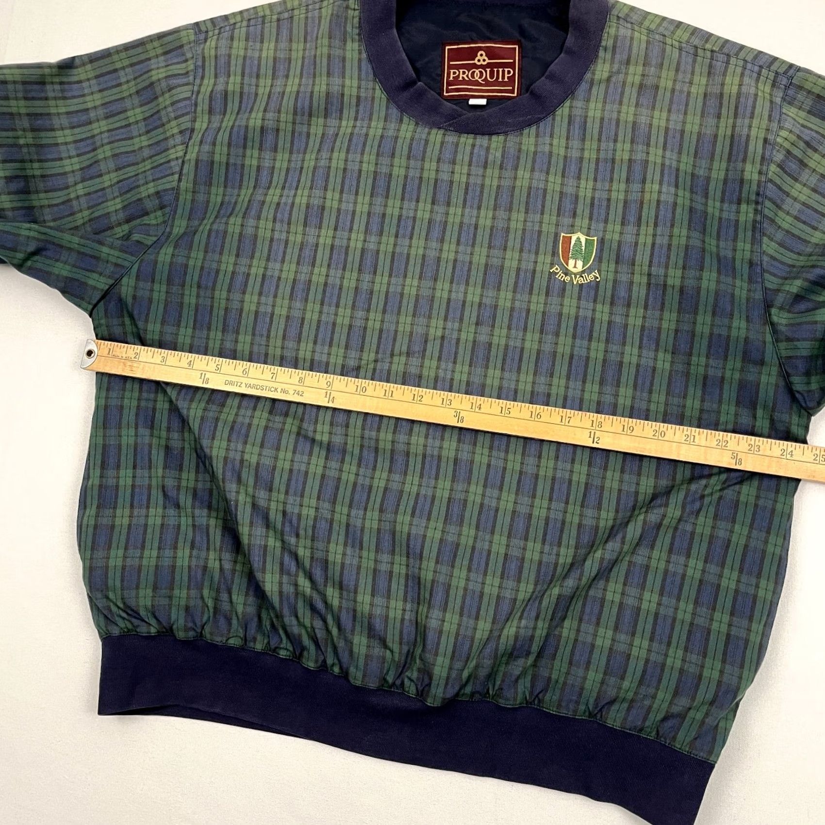 Vintage VTG Pine Valley Golf Club Pullover Mens L Tartan Blackwatch Plaid Retro 90s Y2K Jacket Size US L / EU 52-54 / 3 - 4 Thumbnail