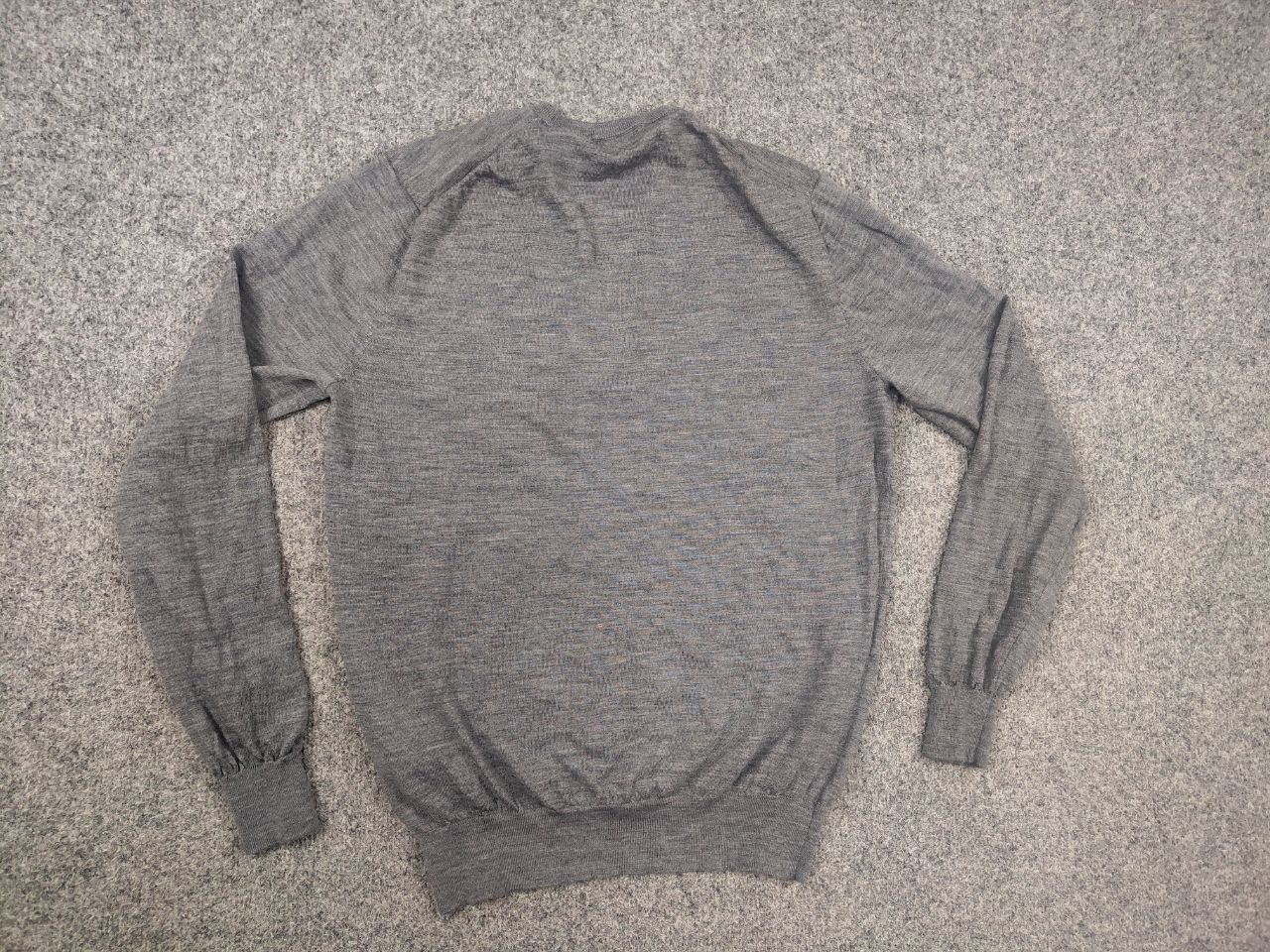 Suitsupply Suitsupply Sweatshirt Grey Merino Wool Long Sleeve Sweater Size US M / EU 48-50 / 2 - 7 Thumbnail