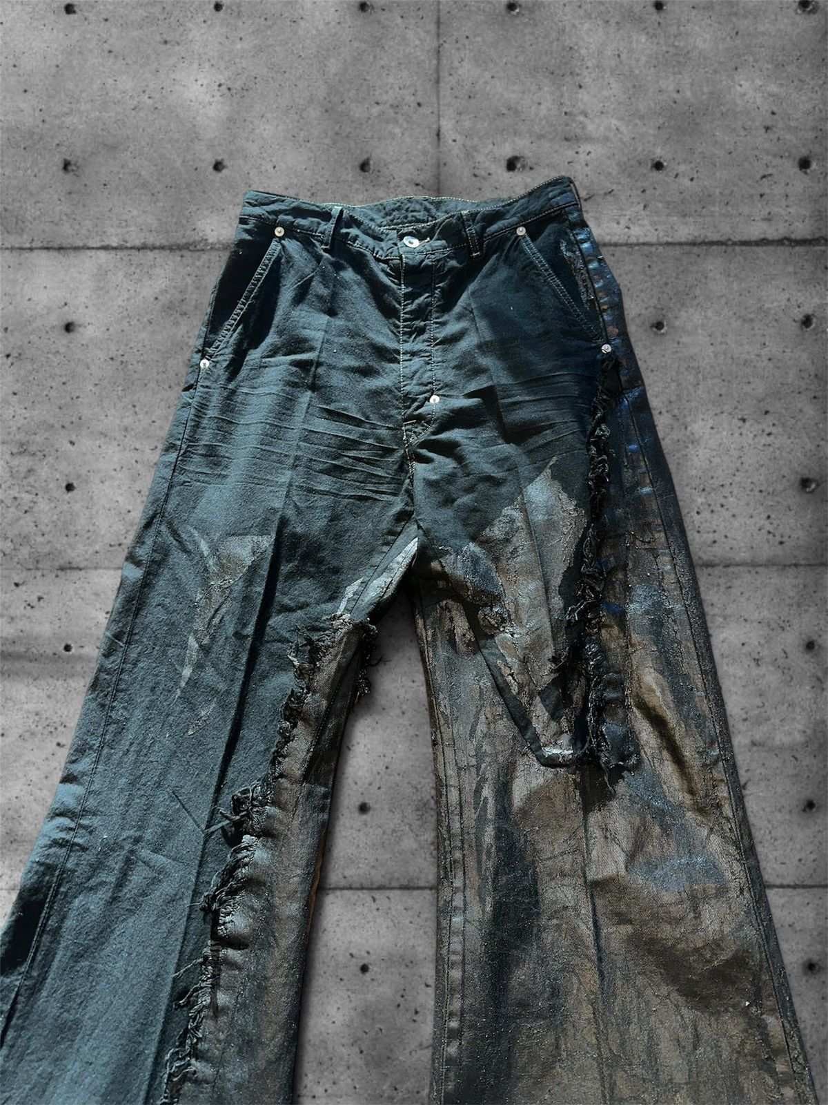 Rick Owens Rick Owens F/W25 concordians waxed pants Size US 28 / EU 44 - 3 Thumbnail