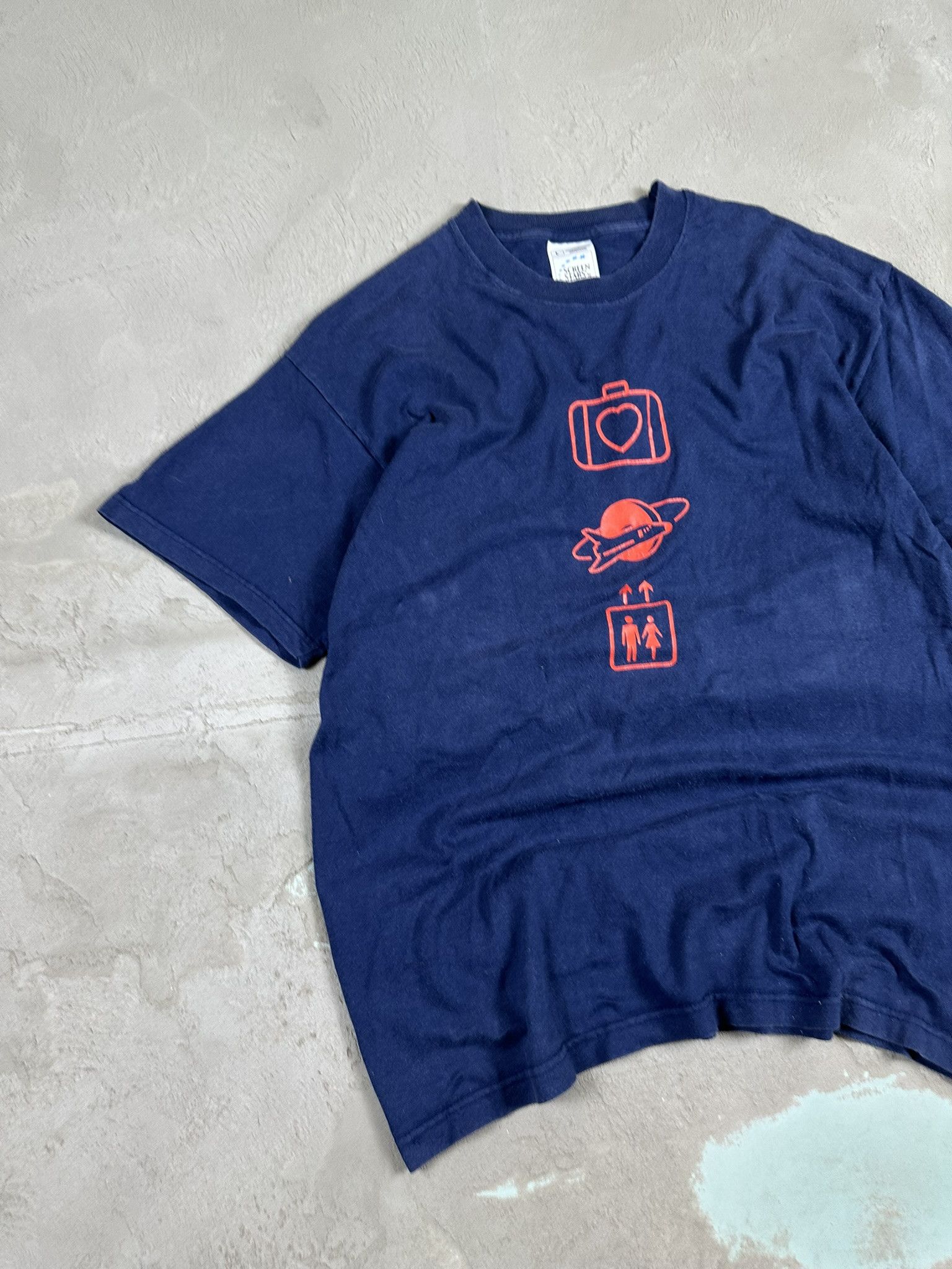 Band Tees × Vintage 2001 U2 Elevation Tour Rock Band Promo T-shirt Size US L / EU 52-54 / 3 - 4 Thumbnail