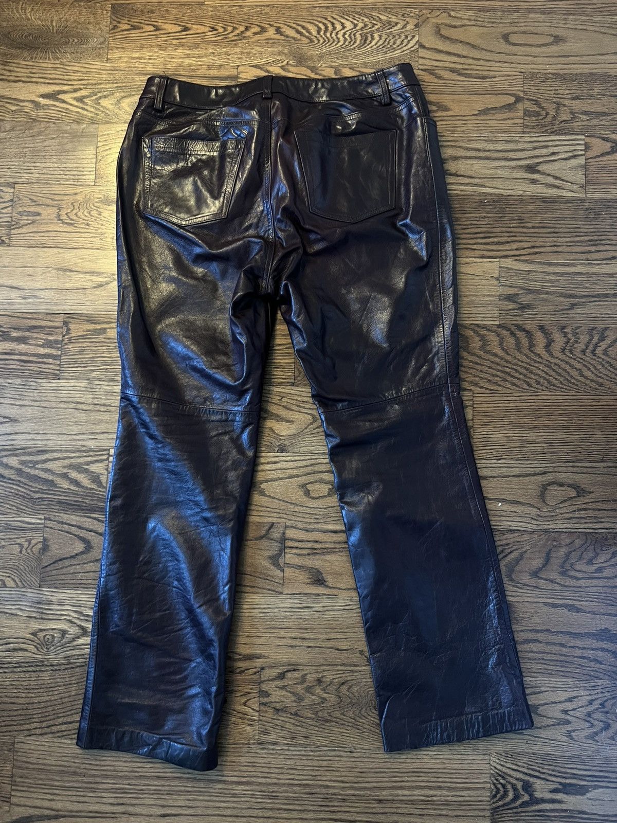 Gap Brown Leather Vintage GAP Bootcut Jeans Size US 34 / EU 50 - 2 Thumbnail