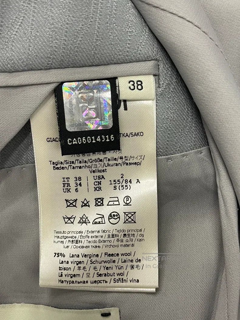 Fendi Fendi Light Blue Letter Embroidered Suit Size XS / US 0-2 / IT 36-38 - 6 Thumbnail