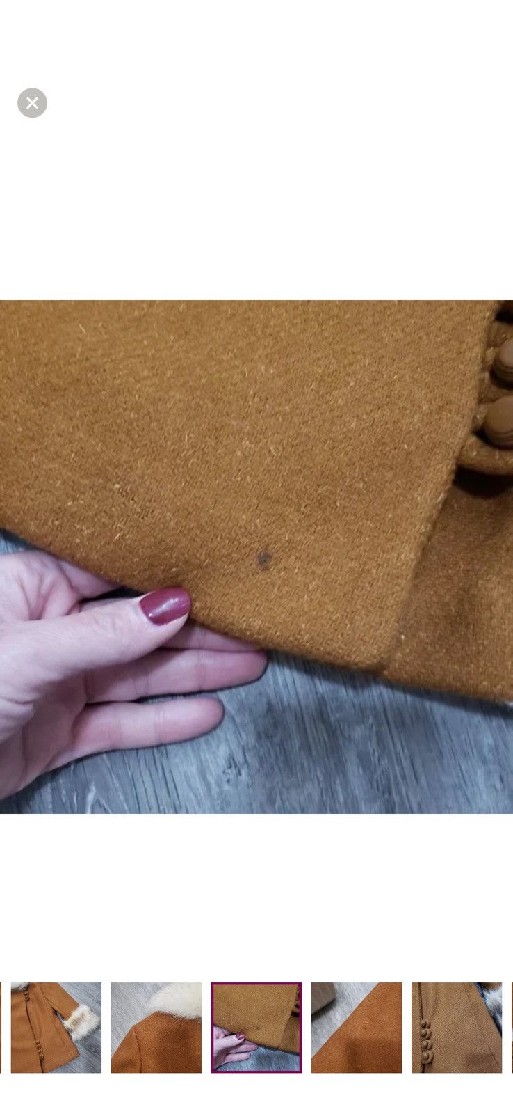 Other Fur Trimmed Women's Coat Suede William Frohman Size S / US 4 / IT 40 - 10 Thumbnail