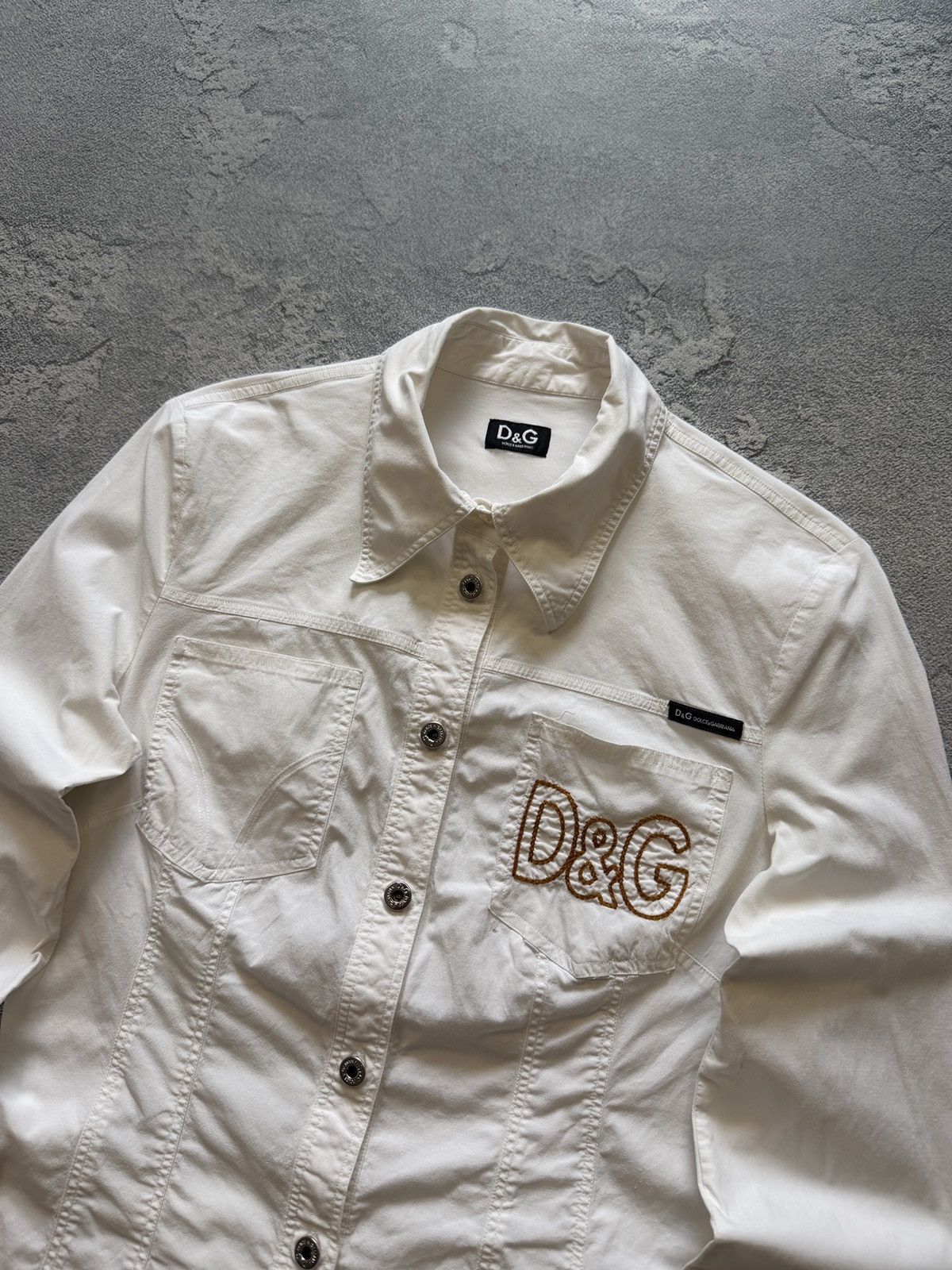 Dolce & Gabbana Vintage Dolce & Gabbana Shirt Big Logo Size M / US 6-8 / IT 42-44 - 2 Thumbnail