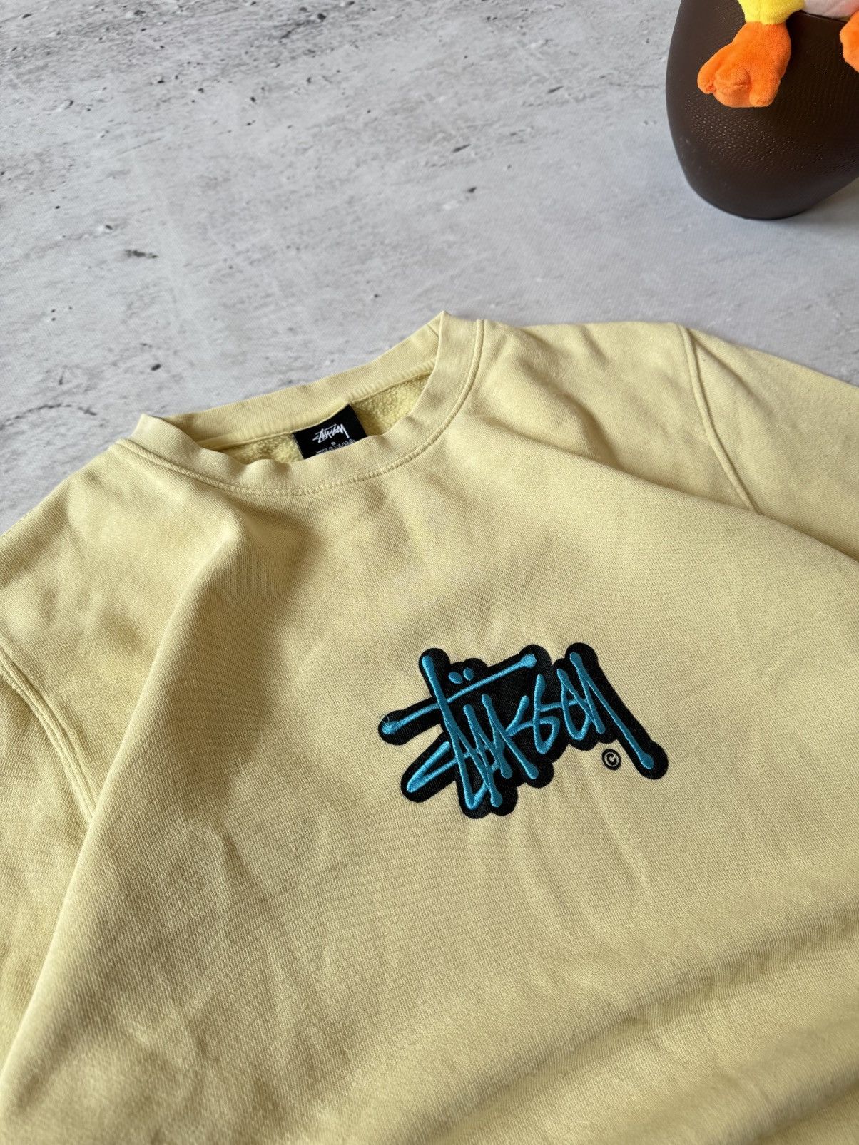 Stussy × Vintage STUSSY CENTER HAFT LOGO OVERSIZE BAGGY FIT SWEATSHIRT Size US S / EU 44-46 / 1 - 3 Thumbnail