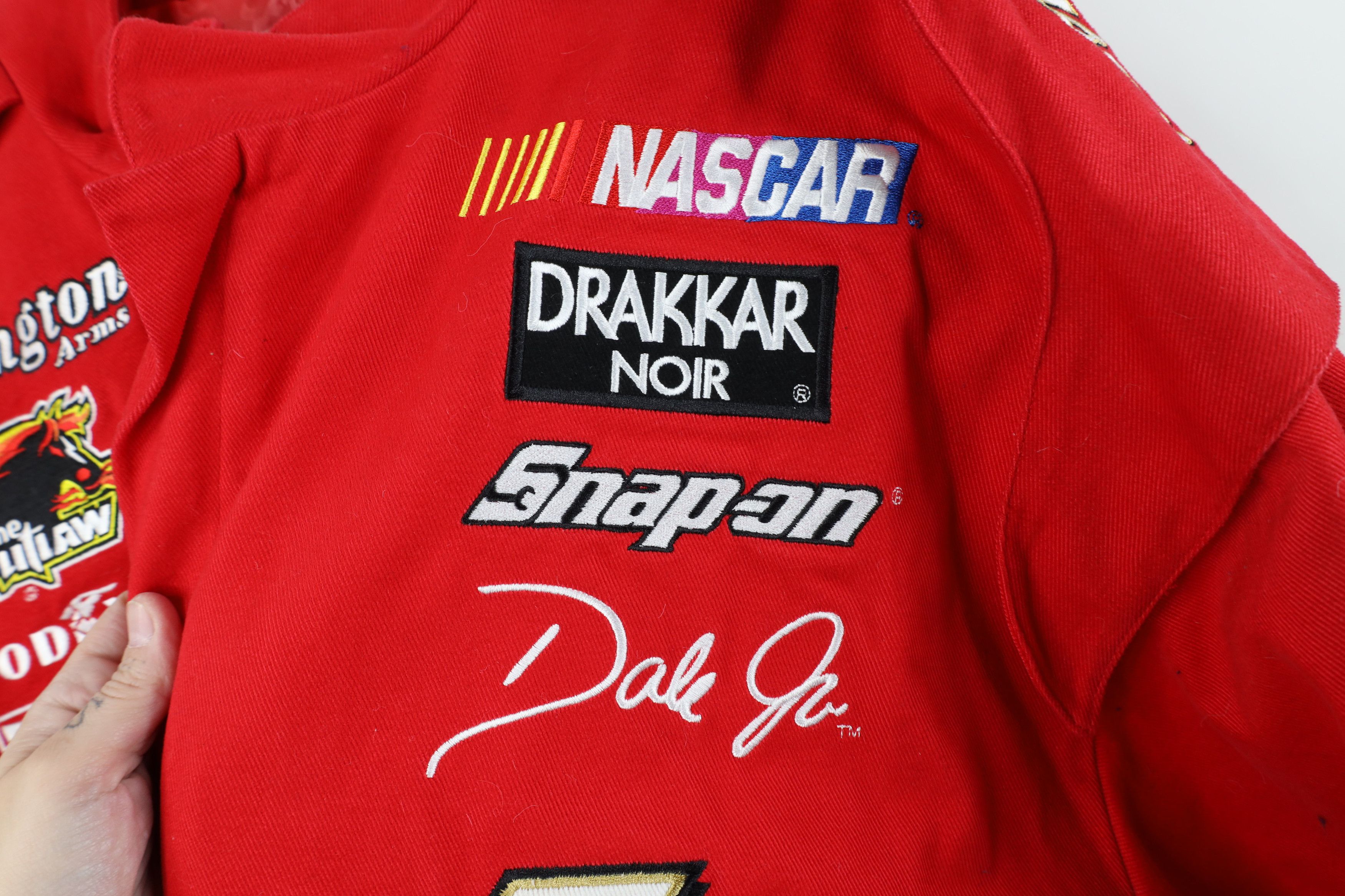 Vintage Deadstock Vintage NASCAR Jr Budweiser Pit Crew Jacket Red Size US XL / EU 56 / 4 - 7 Thumbnail