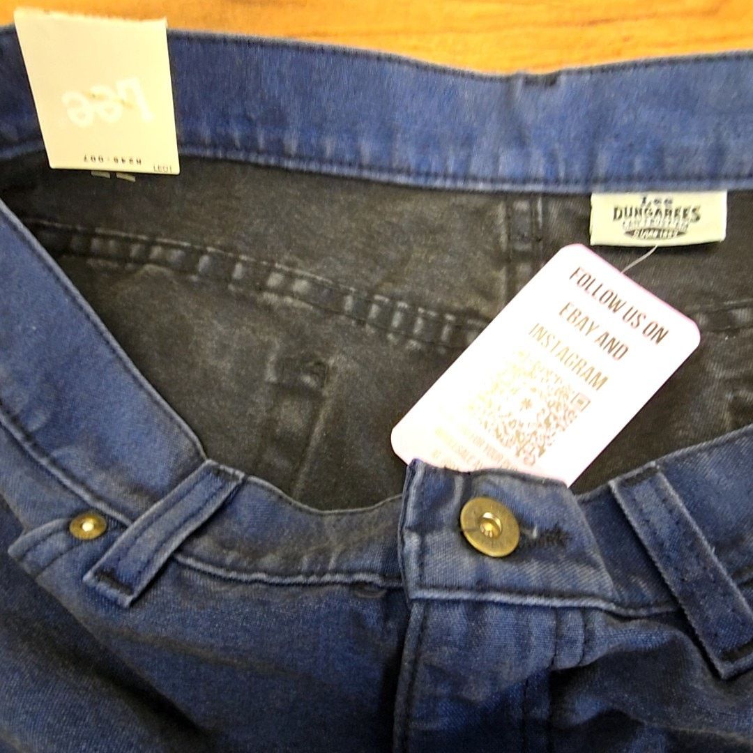 Lee Vintage Lee Dungarees Hipster Jeans Flare Leg Blue Denim 9 M Size 30" / US 8 / IT 44 - 11 Thumbnail