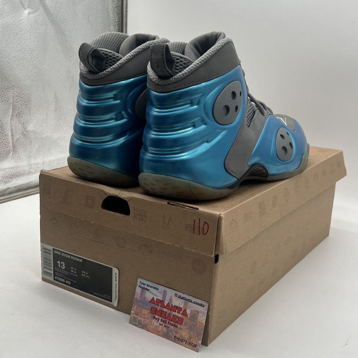 Nike Zoom rookie dynamic blue Size US 13 / EU 46 - 5 Thumbnail