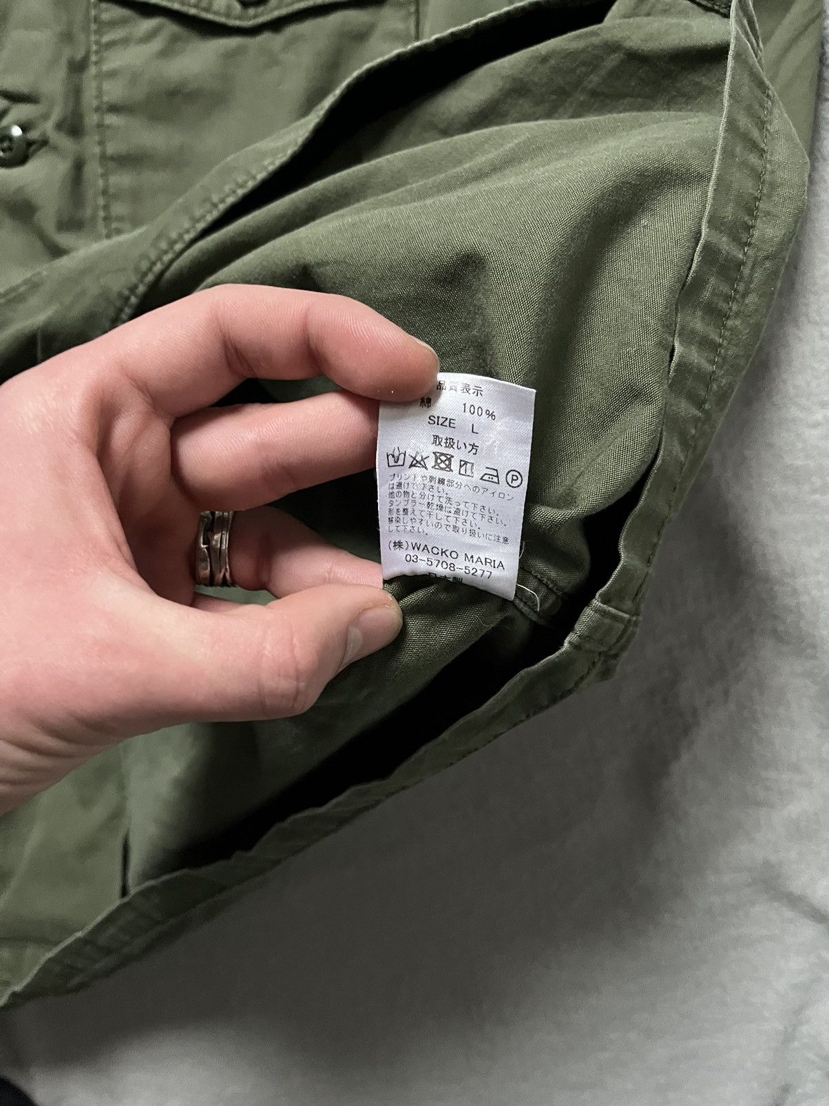 Japanese Brand × Wacko Maria Wacko Maria military shirt made in Japan 🇯🇵 Size US M / EU 48-50 / 2 - 6 Thumbnail