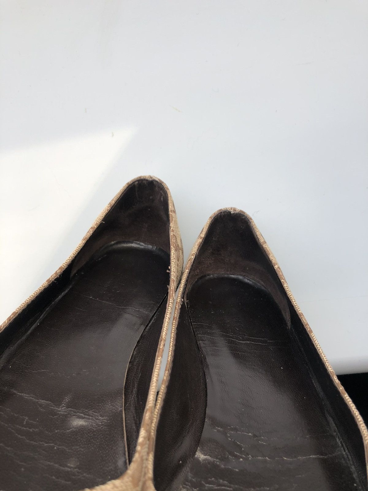 Gucci × Vintage Vintage Gucci monogram ballet flat Size US 5 / IT 35 - 12 Thumbnail