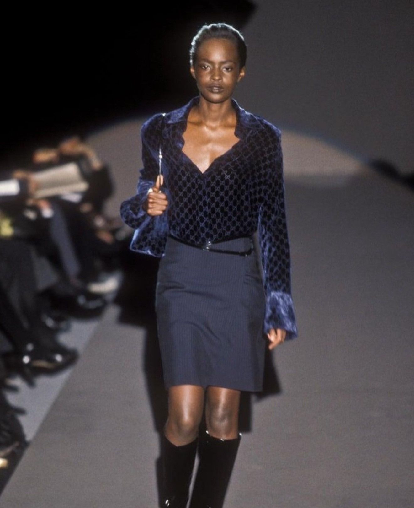 Gucci Gucci - Tom Ford - FW/1997 - Black - Velvet - Shoulder Bag Size ONE SIZE - 2 Thumbnail