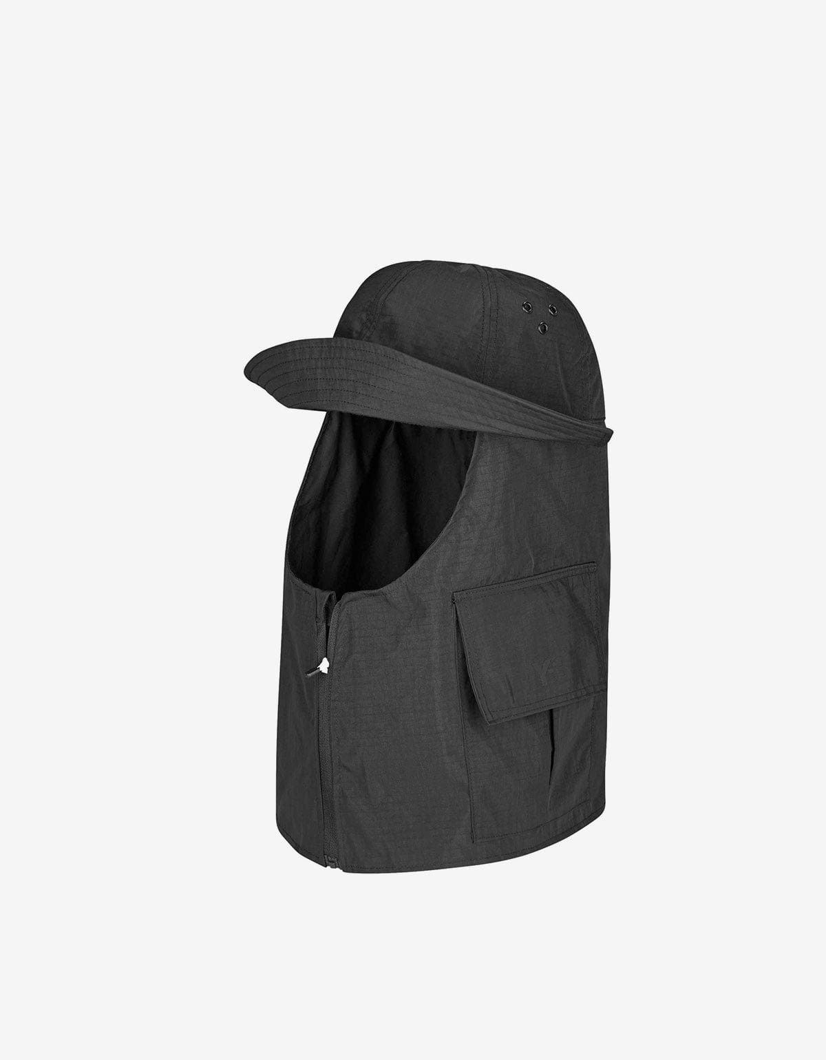 Y-3 Y-3 Black Utility Hood Size 32 - 4 Thumbnail