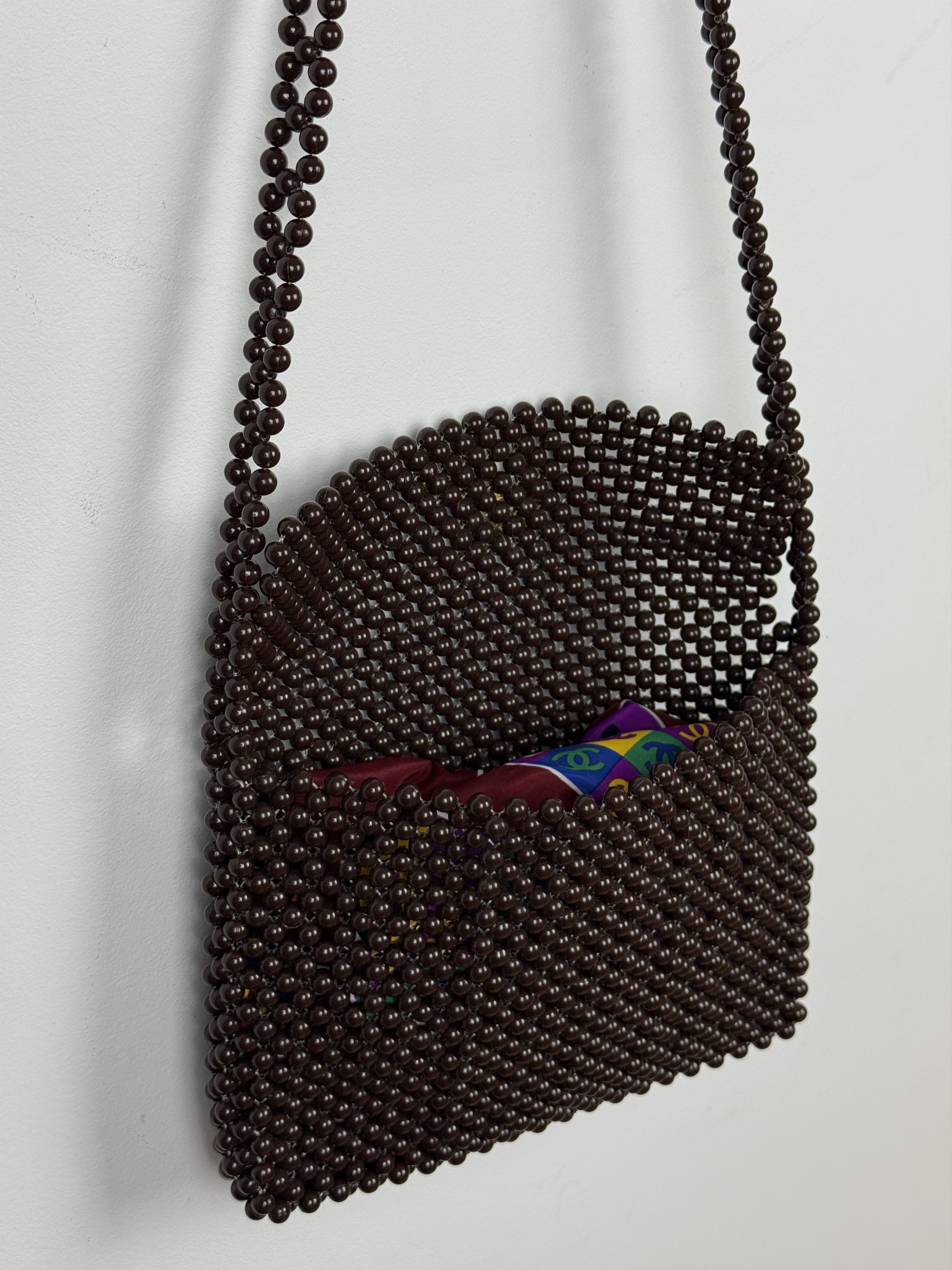 Vintage Vintage 90s Handmade Beaded Handbag Size ONE SIZE - 6 Thumbnail