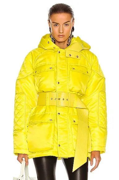 image of Tom Ford O1Loc1C0324 Cs1149 Parka In Yellow, Women's (Size XS)