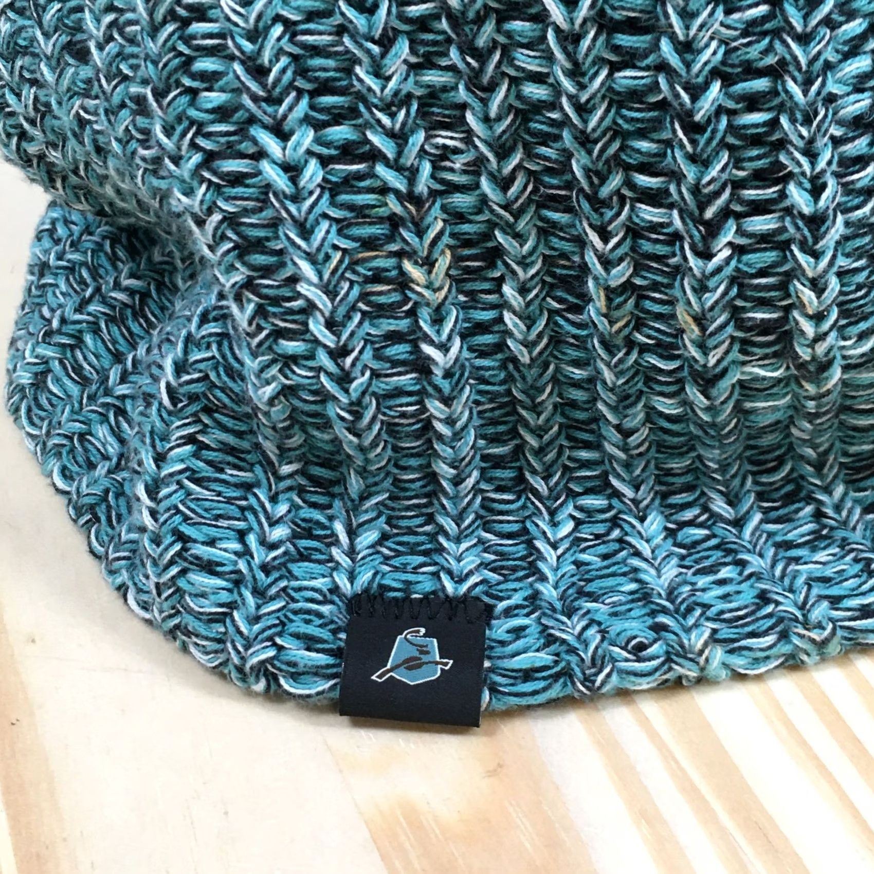 Vintage Love Your Melon Beanie Knitted Hat Mens One Size Green Cotton Pull On Casual Size ONE SIZE - 3 Thumbnail