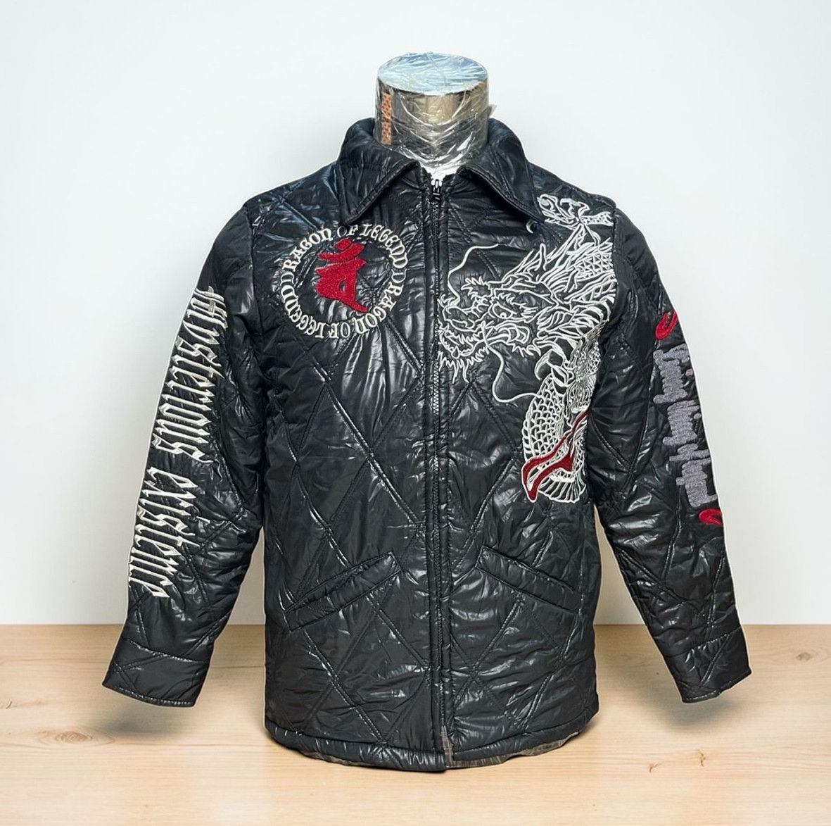 Japanese Brand Hanatabi Gakudan Embroided Sukajan Puffer Jacket Size US M / EU 48-50 / 2 - 1 Thumbnail