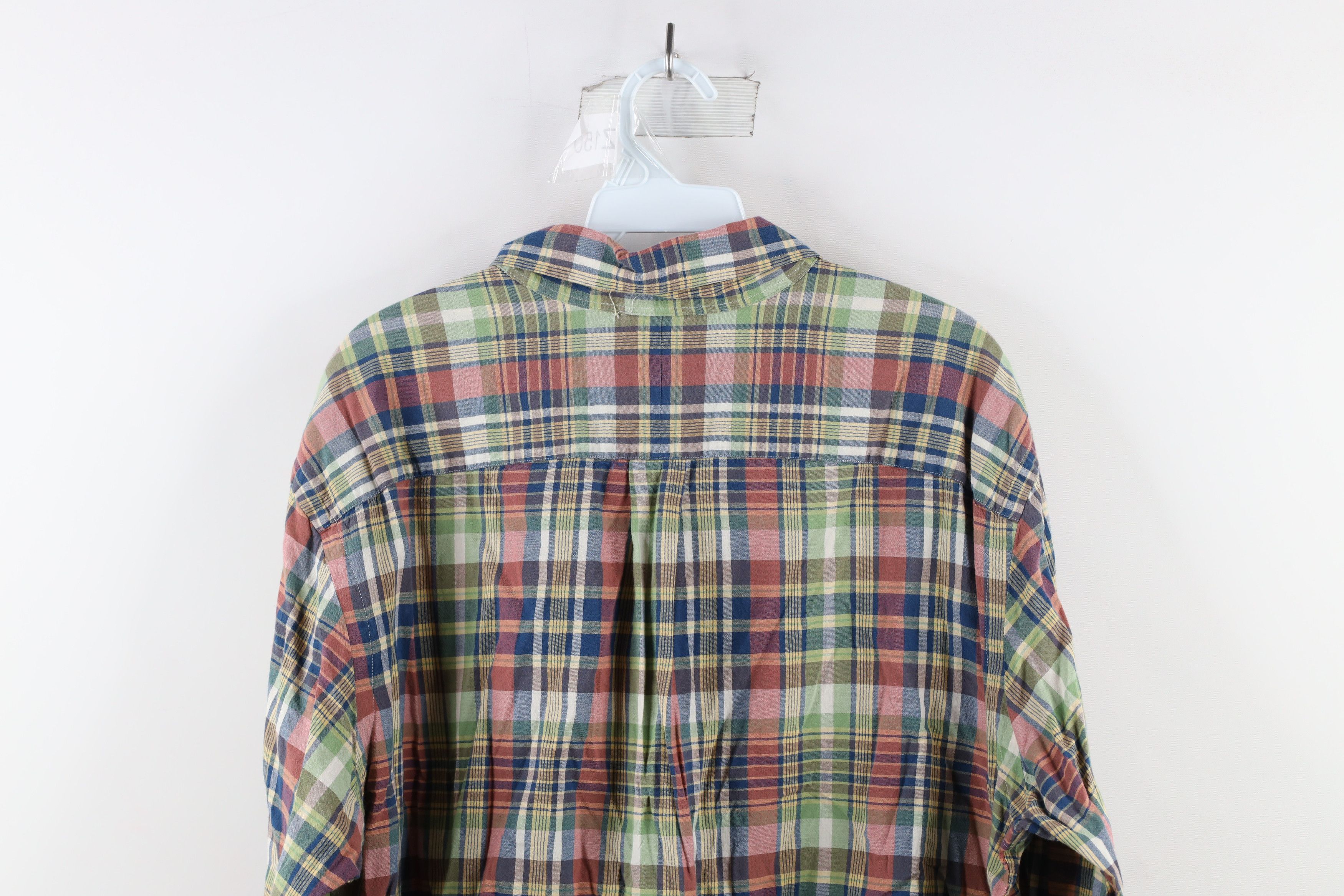 Polo Ralph Lauren Vintage 90s Ralph Lauren Rainbow Plaid Button Down Shirt Size US L / EU 52-54 / 3 - 5 Thumbnail