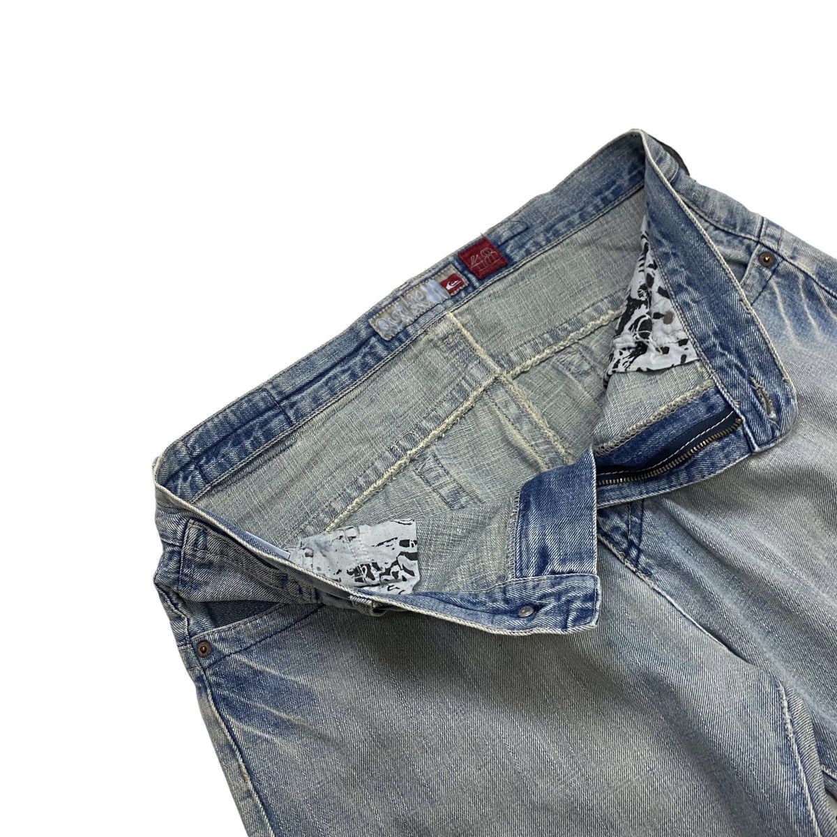 Quiksilver VINTAGE Y2K QUIKSILVER BAGGY DENIM PANT Size US 36 / EU 52 - 7 Thumbnail