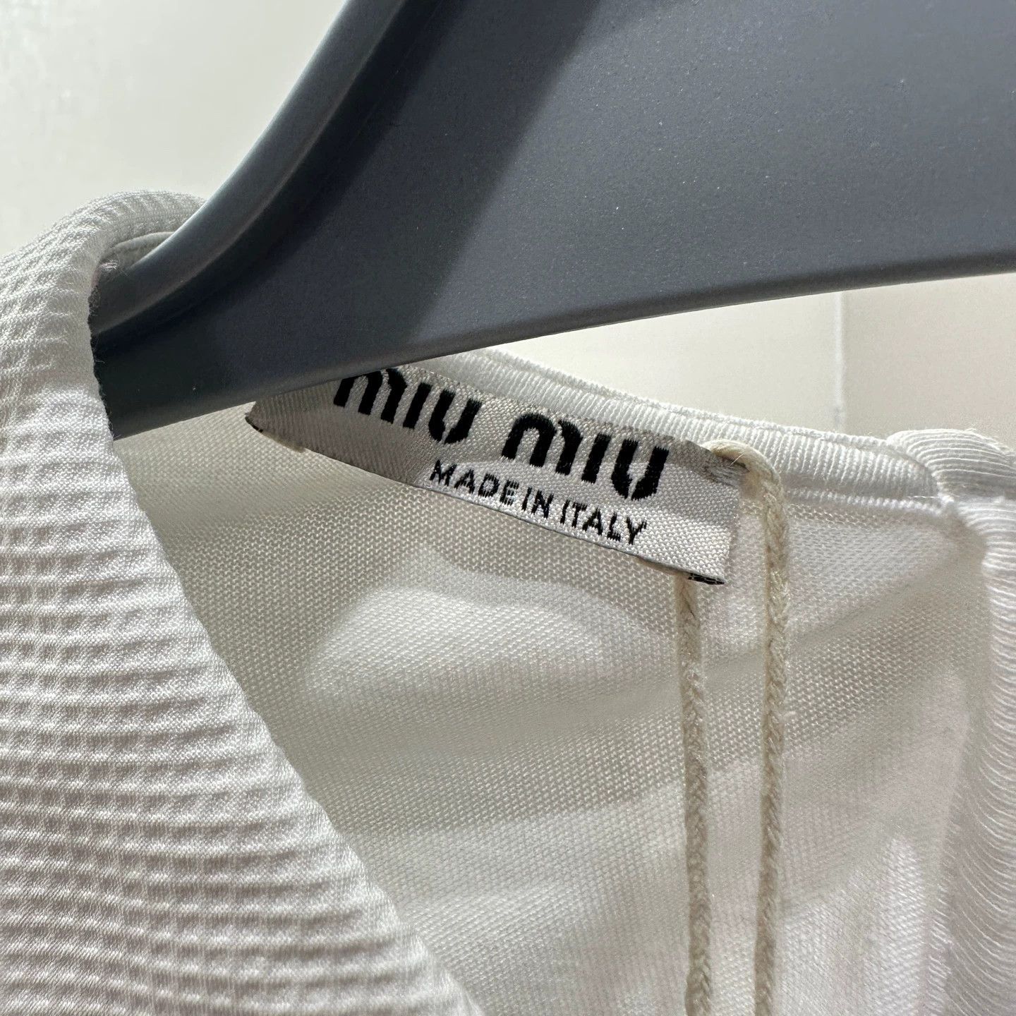 Miu Miu MIU MIU mar82 doll collar logo L longsleeve cotton Size L / US 10 / IT 46 - 3 Thumbnail