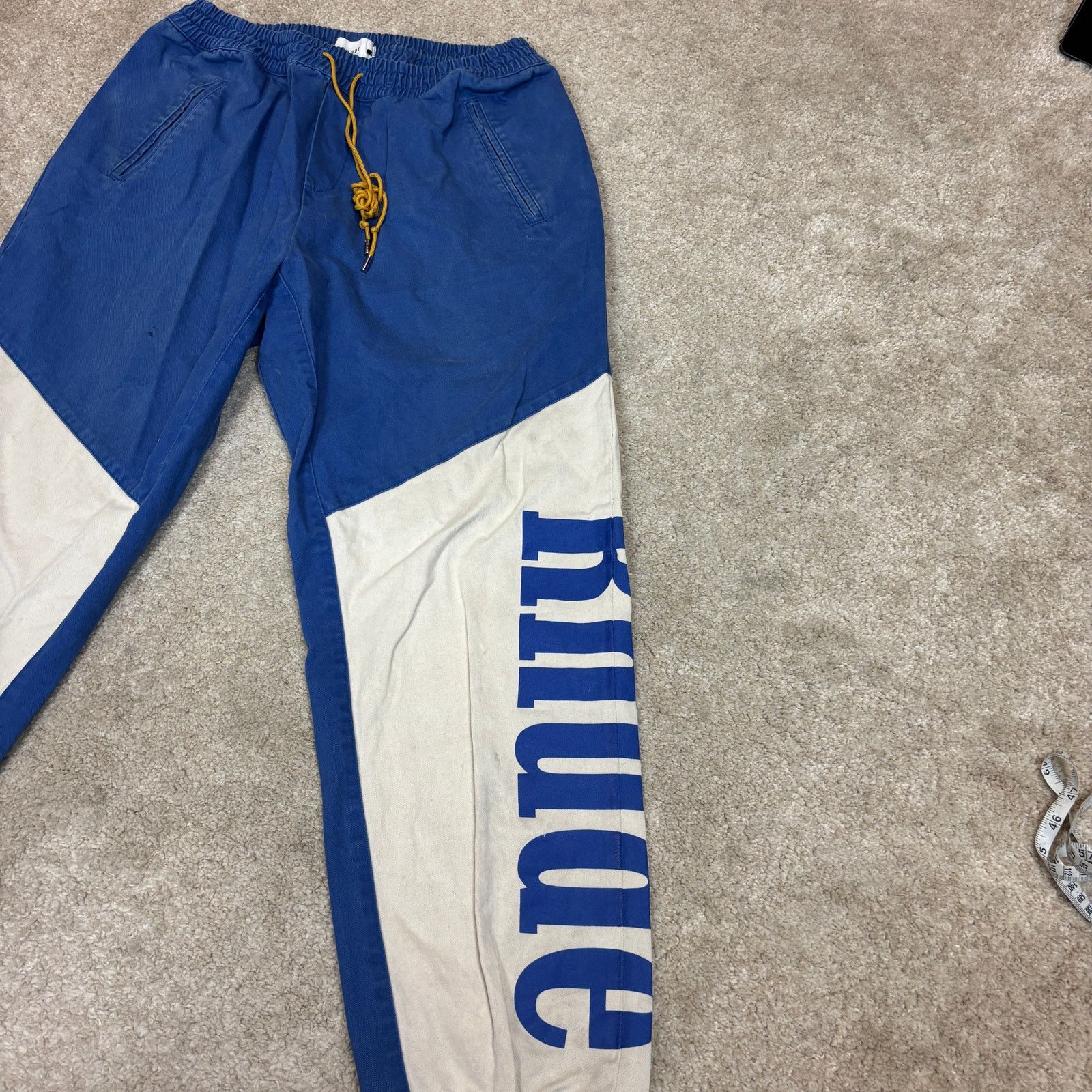 Rhude Rhude Flight Pants SS22 Colorblock Sweatpants Men's 2XL Size US 32 / EU 48 - 2 Thumbnail