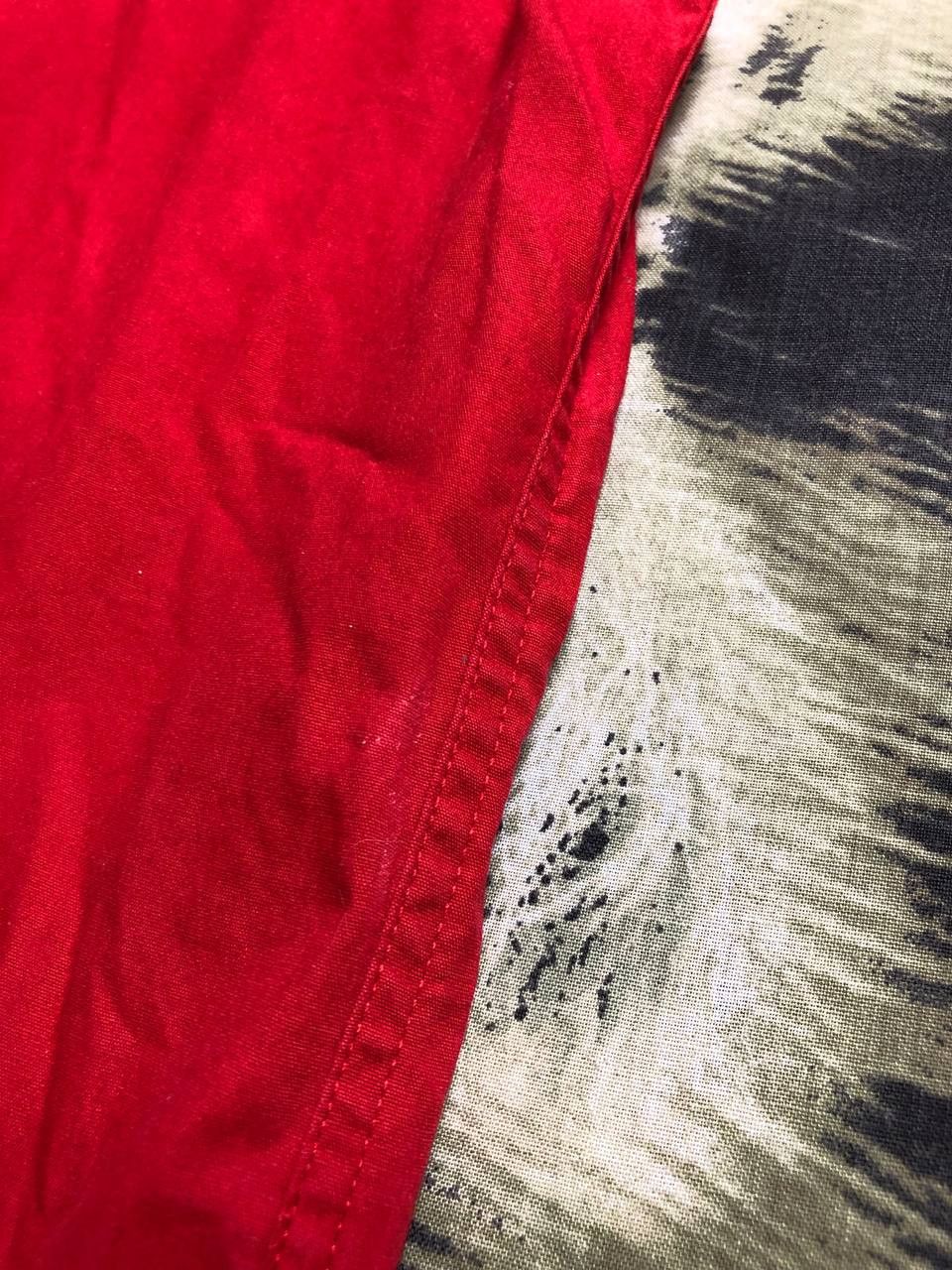 Yves Saint Laurent Luxury Yves Saint Laurent Red 100% Cotton Shirt Size L Size US L / EU 52-54 / 3 - 14 Thumbnail