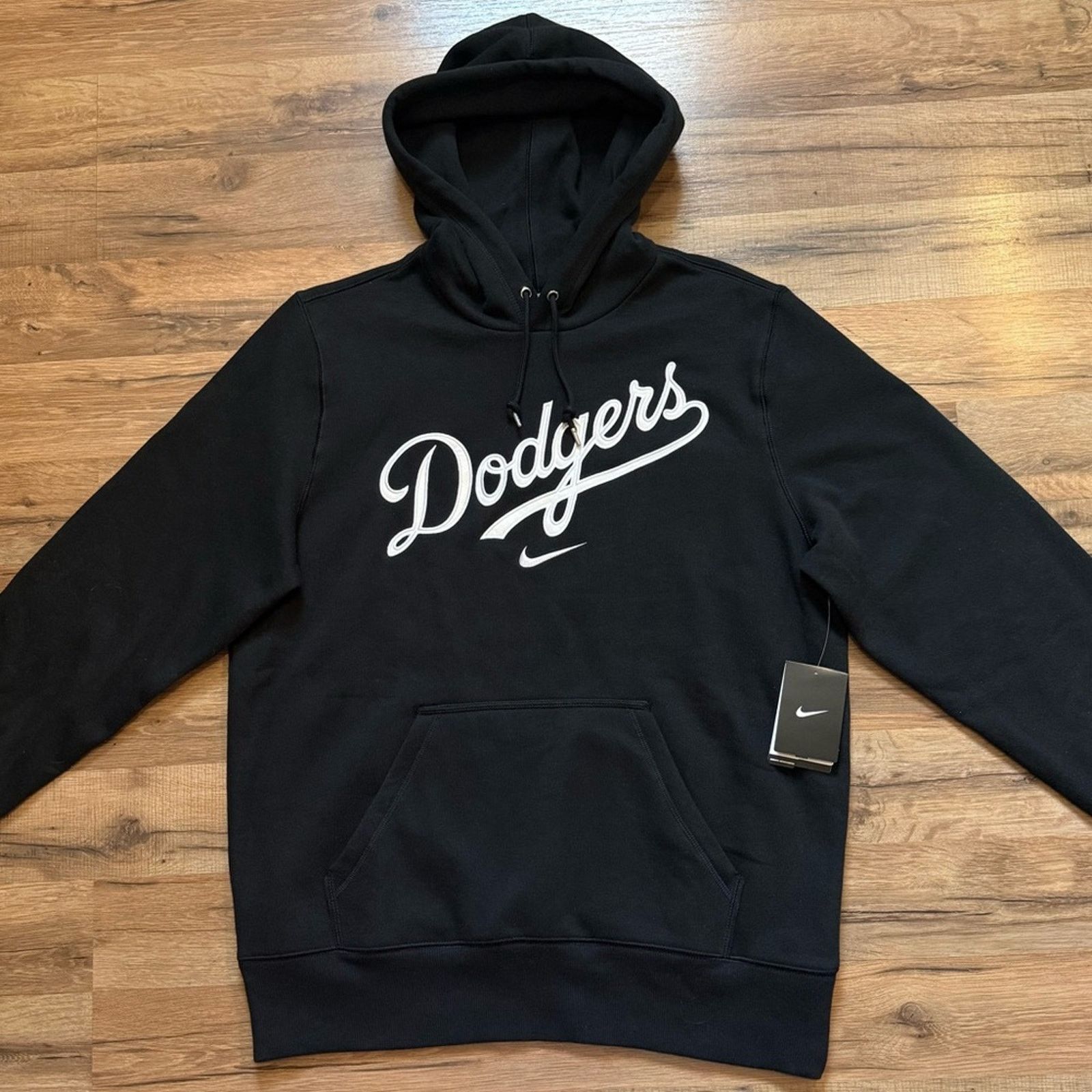 Nike 2012 Nike Team LA Dodgers Center Swoosh Hoodie Sweatshirt Size US L / EU 52-54 / 3 - 2 Thumbnail