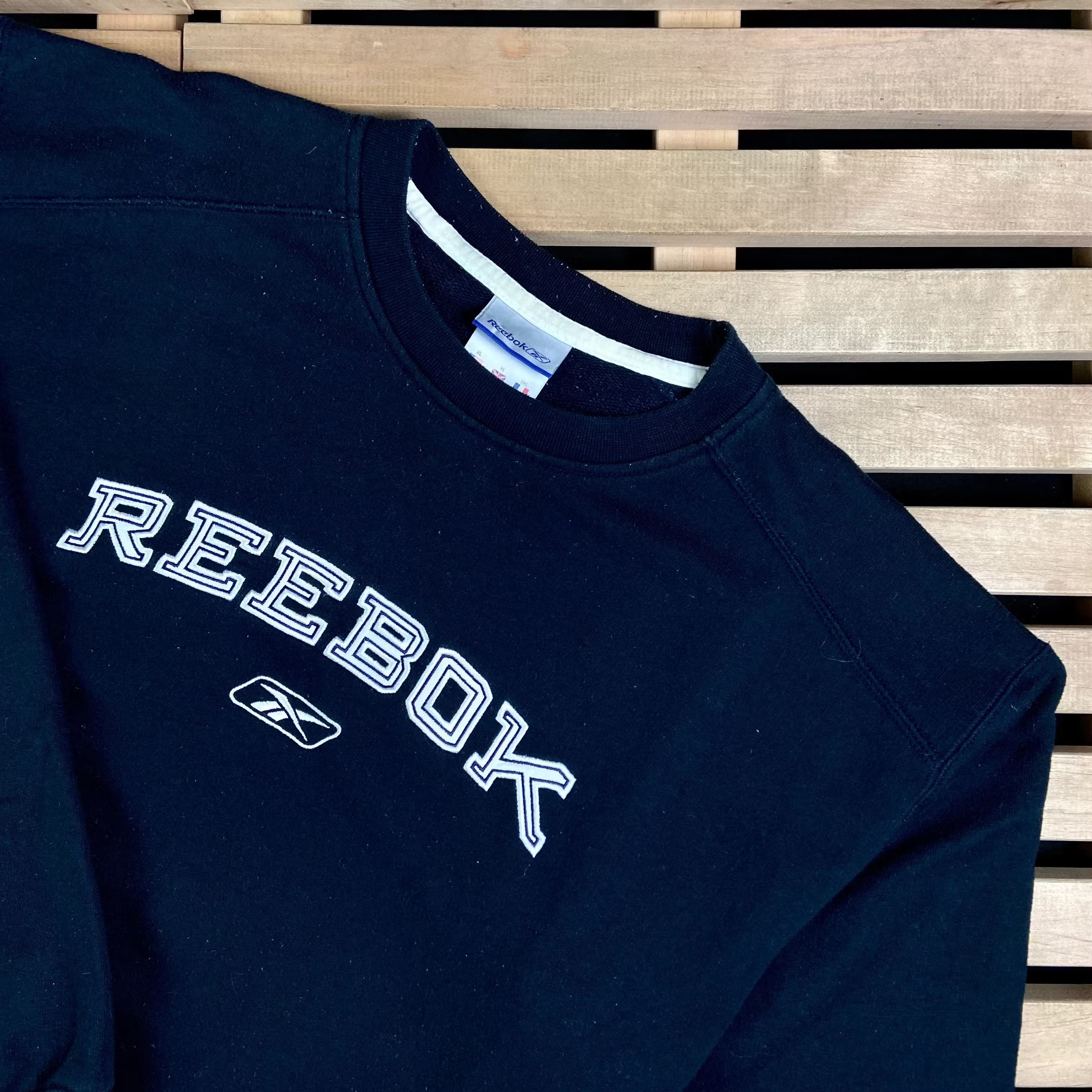 Reebok × Vintage Mens Sweatshirt Reebok Vintage Big Logo Size XL Size US XL / EU 56 / 4 - 2 Thumbnail