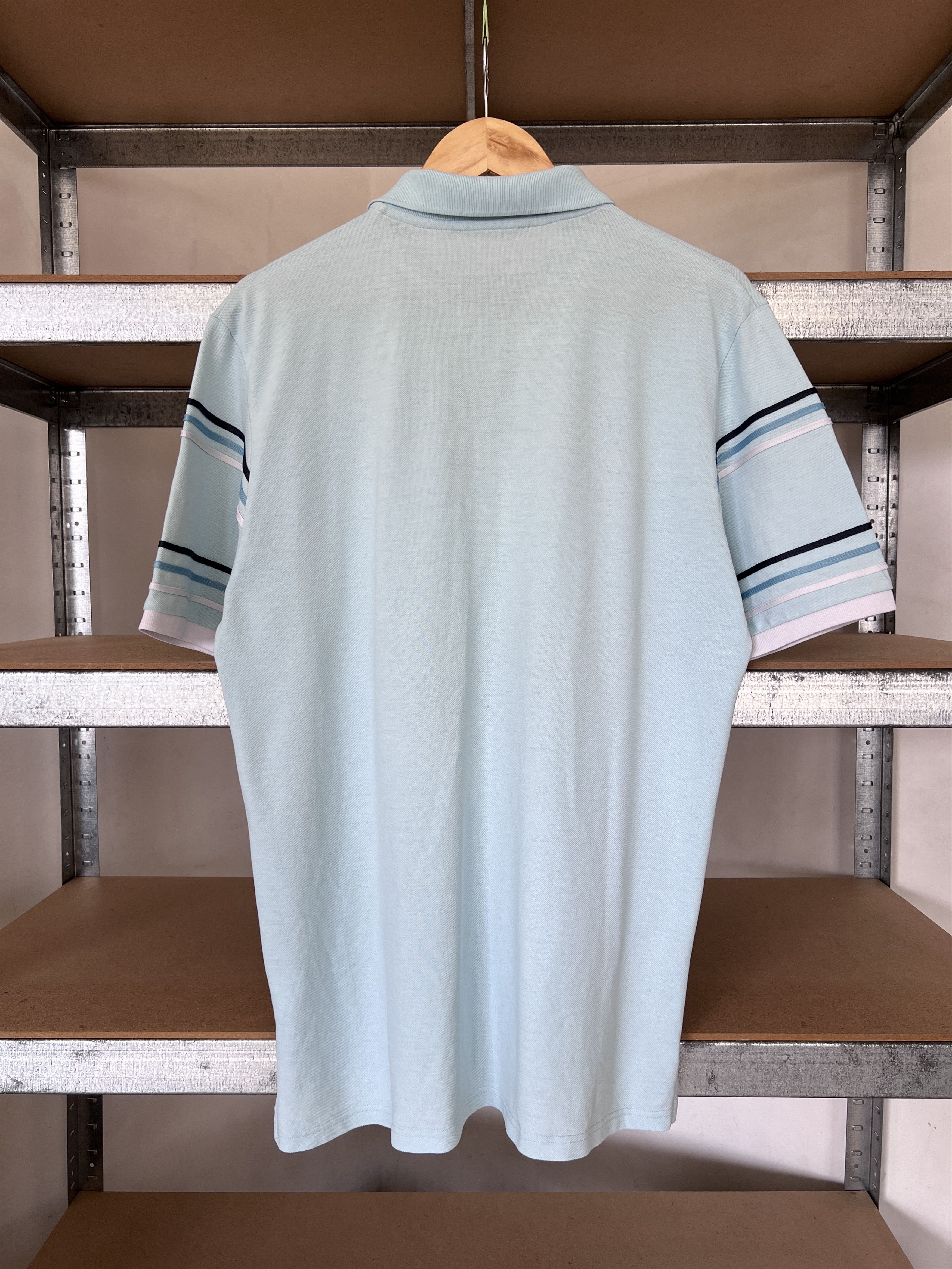 Yves Saint Laurent Yves Saint Laurent 90s Vintage Big Logo Polo Shirt Size US XL / EU 56 / 4 - 2 Thumbnail
