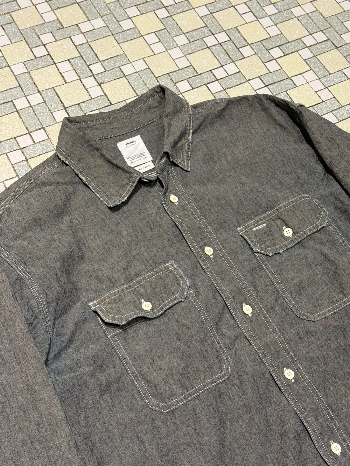 Visvim Hemi shirt dmgd Size US M / EU 48-50 / 2 - 2 Thumbnail